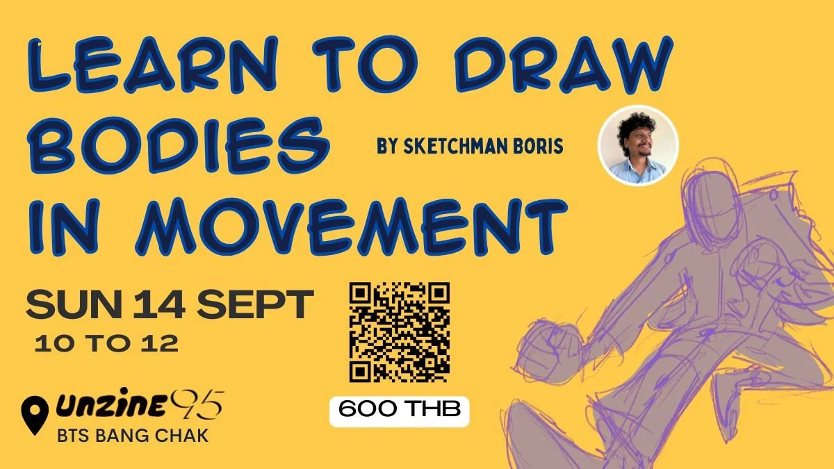 Learn to draw bodies in movement