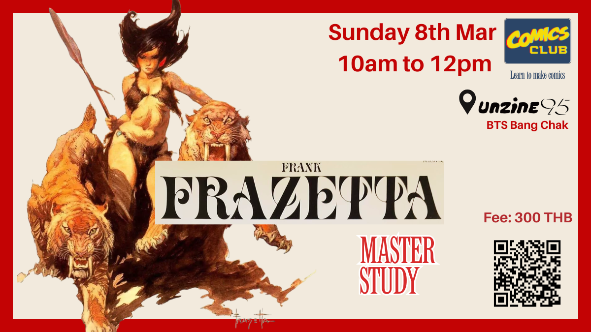 Comics Club: Frank Frazetta Master study