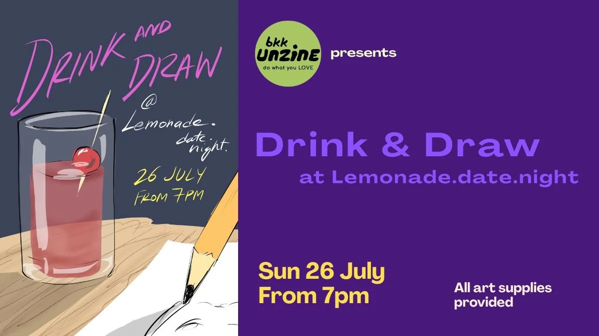 Drink &amp; Draw at Lemonade.date.night