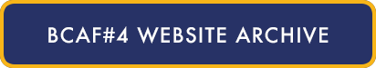 Blue and yellow rectangular sign reading 'BCAF#4 Website Archive'