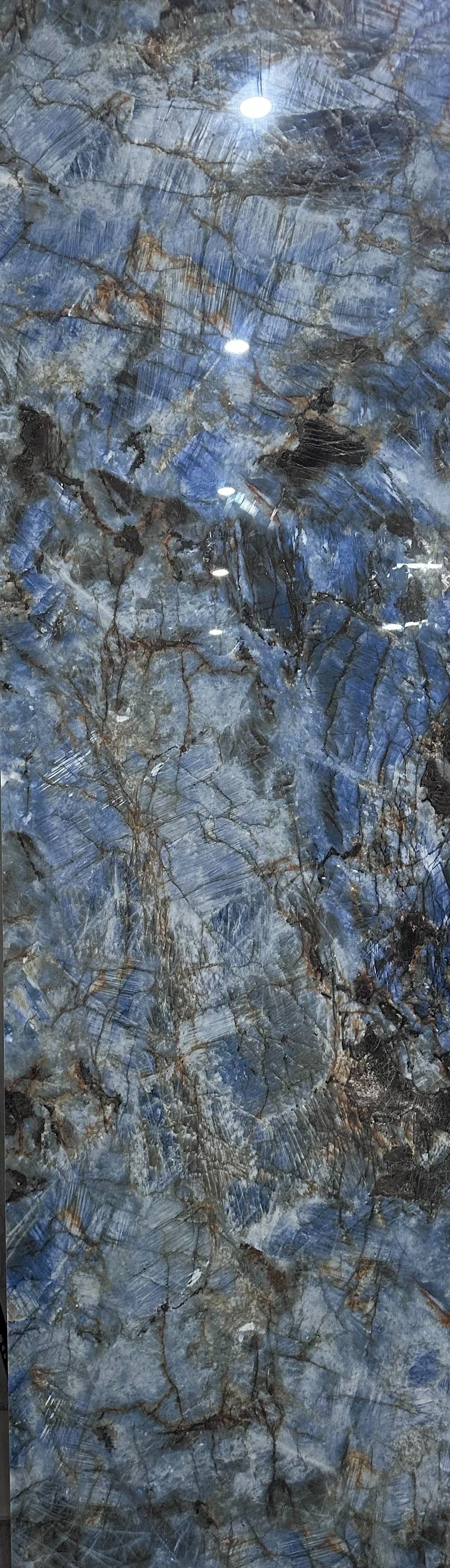 Royal blue glacier