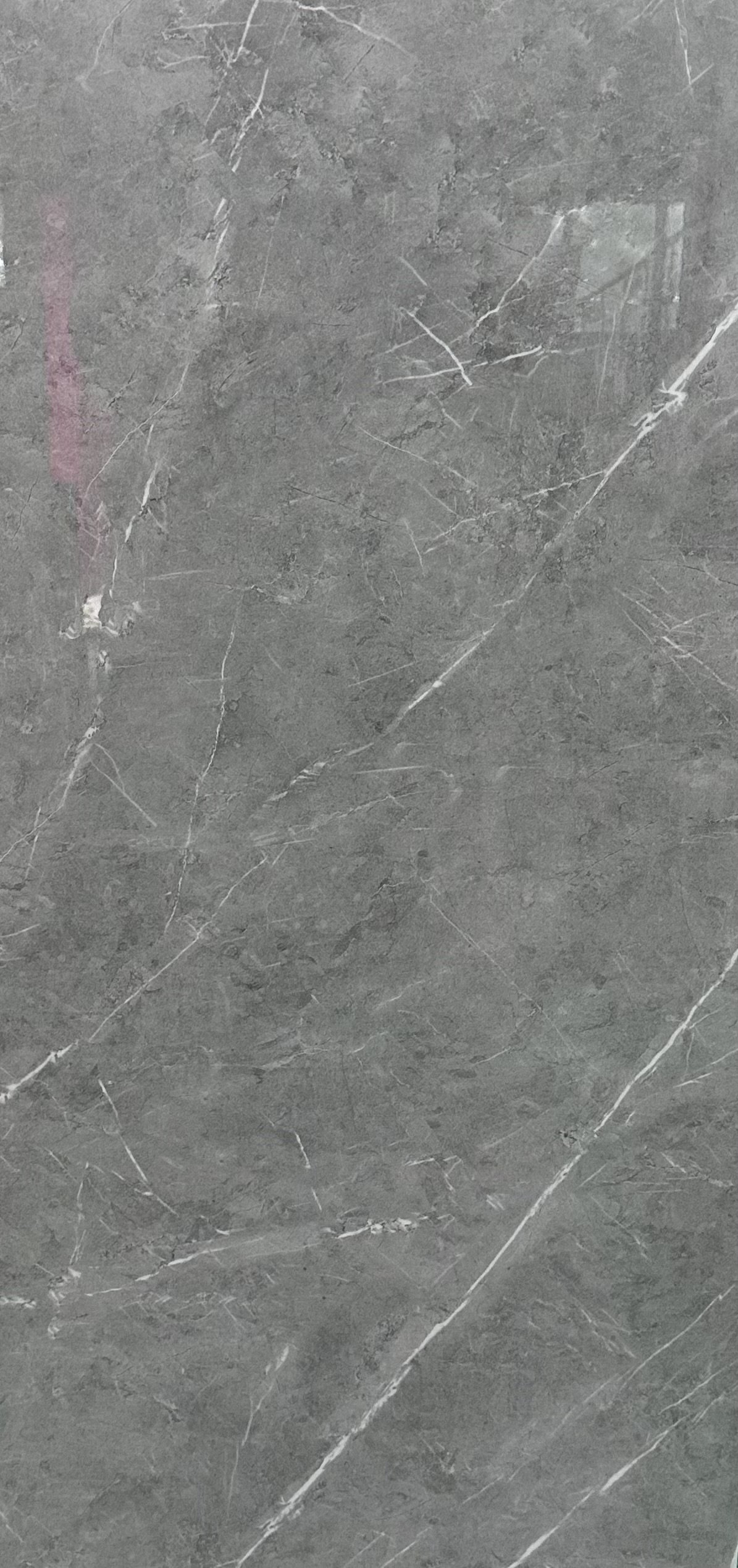 smoke grey marble glass finish