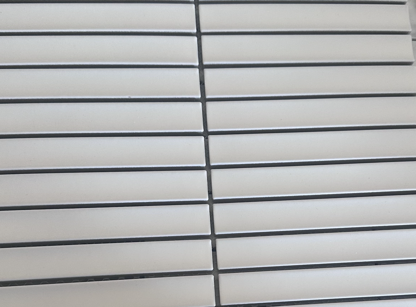 Plain White kitkat tile