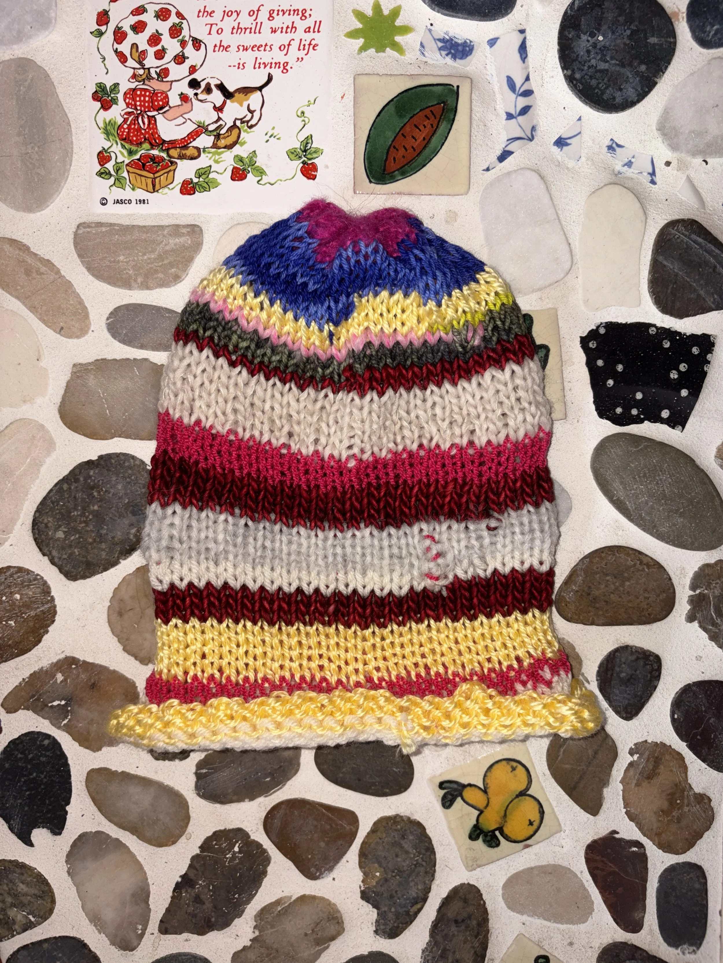 A Bad Case of Stripes Scrap Hat