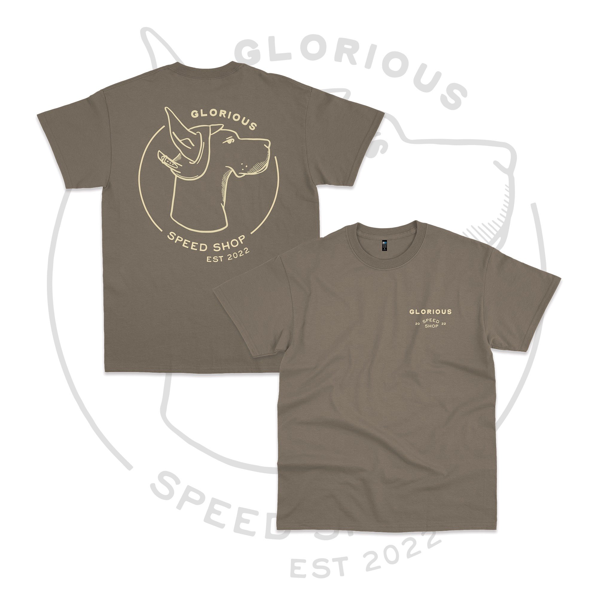 Glorious Speed Shop OG Logo Tee Maple