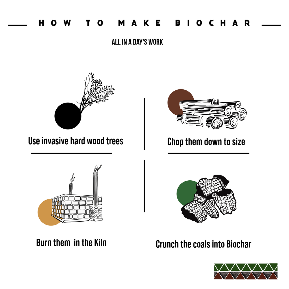 Haleakalā Biochar social media post