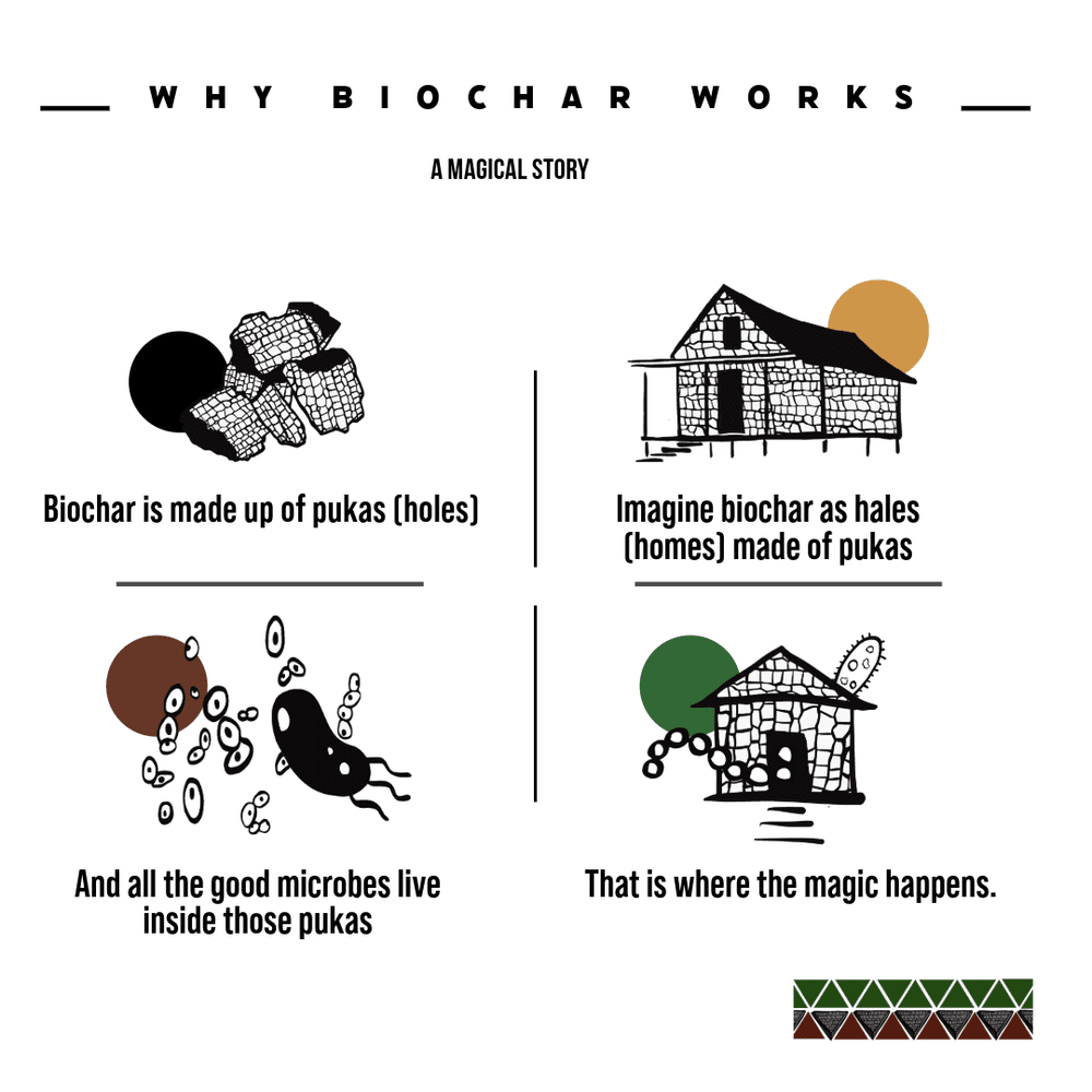 Haleakalā Biochar social media post