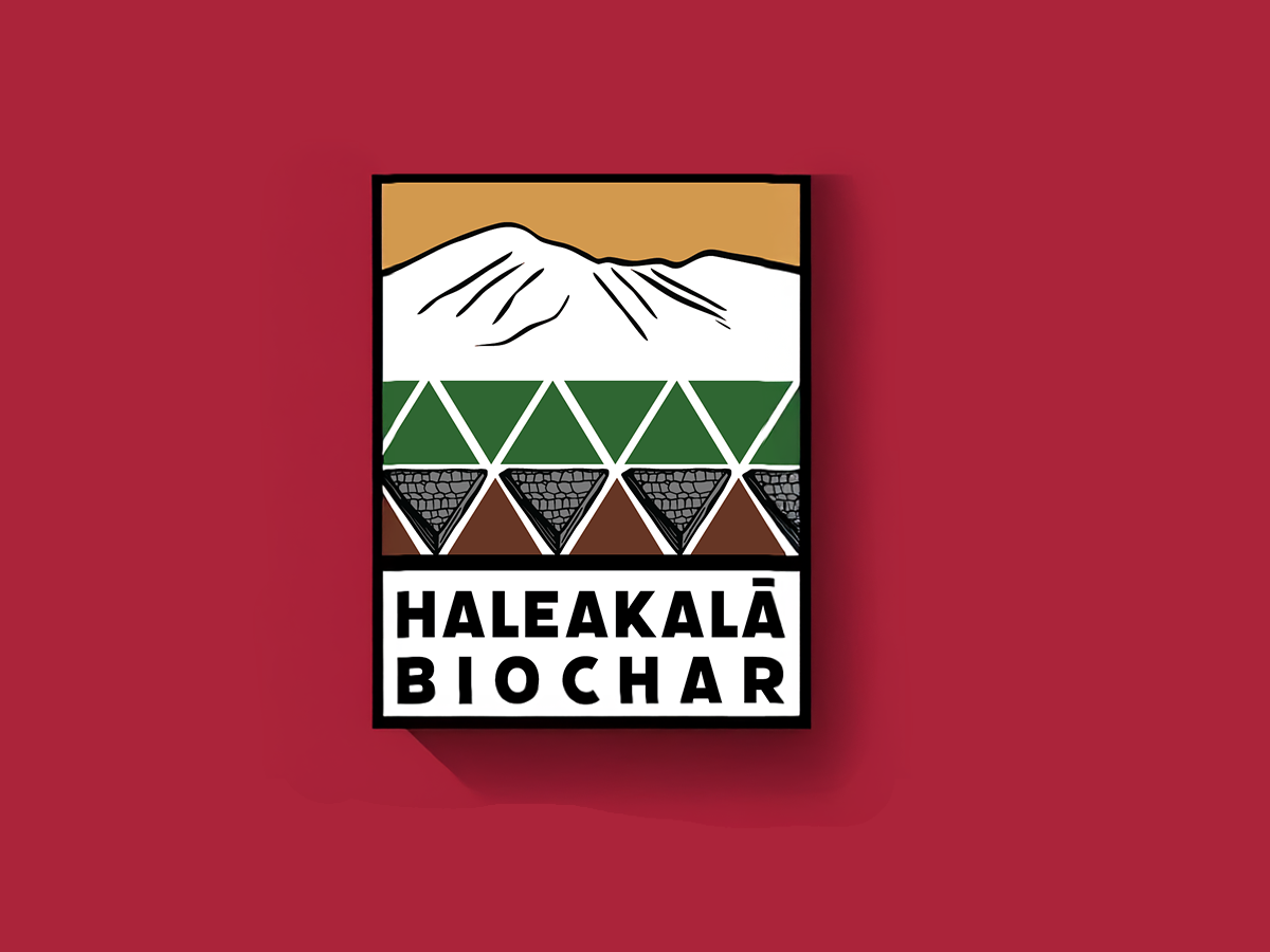 Haleakalā Biochar logo design