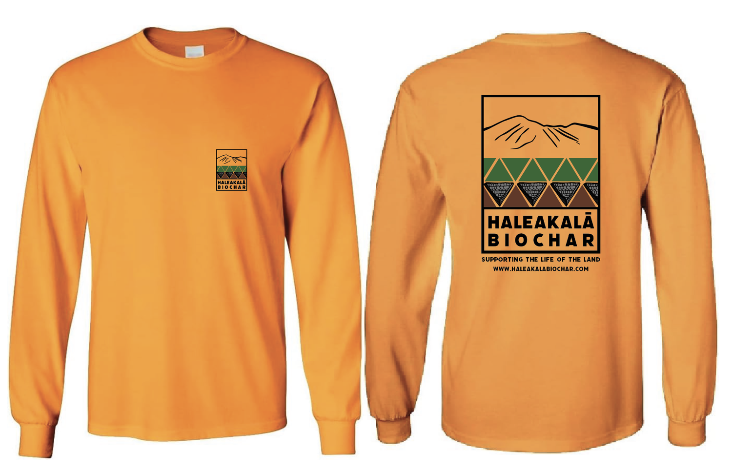 Haleakalā Biochar branded work shirts