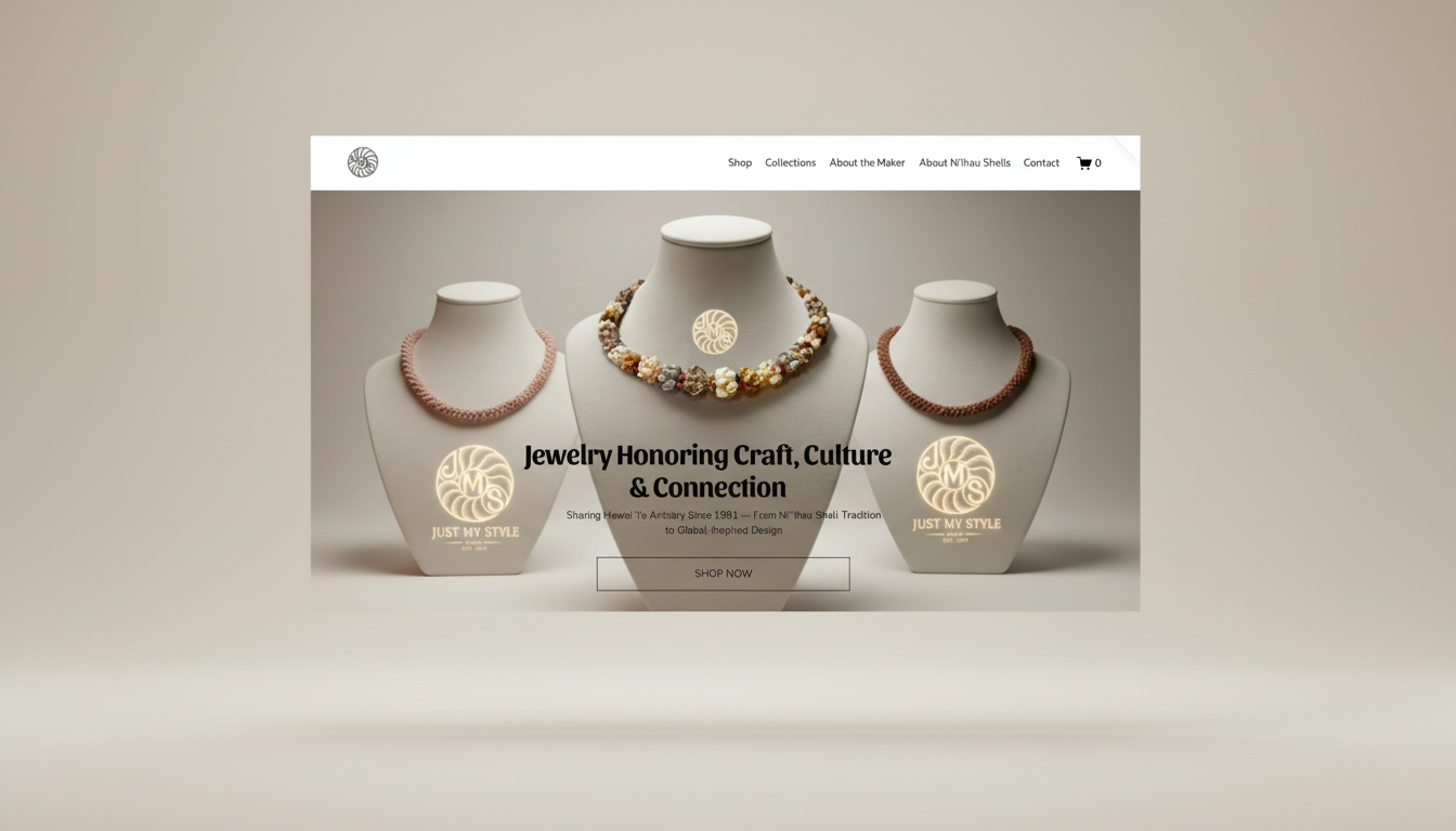 Just My Style e-commerce site