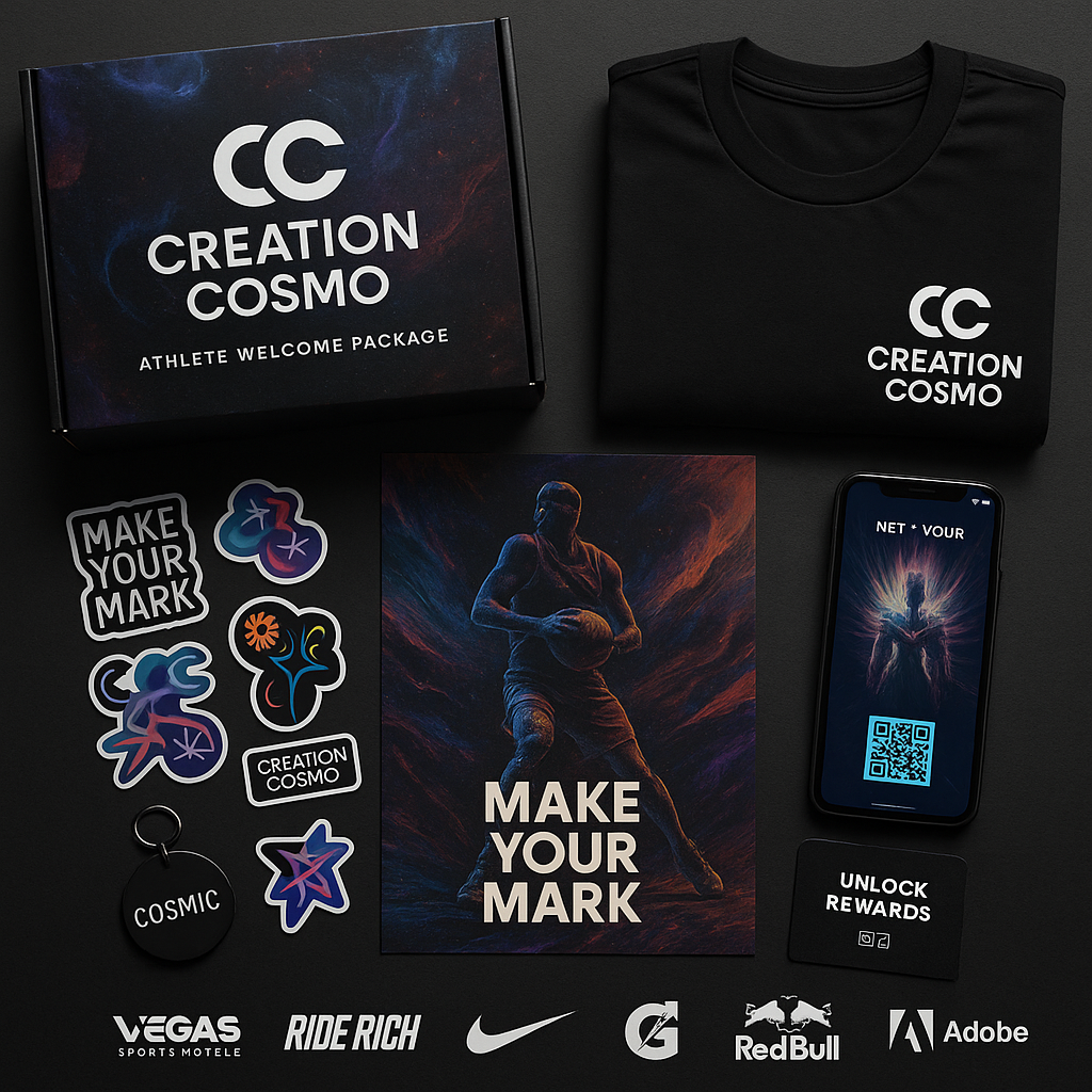 Creation Cosmo Athlete Welcome Kit Example
