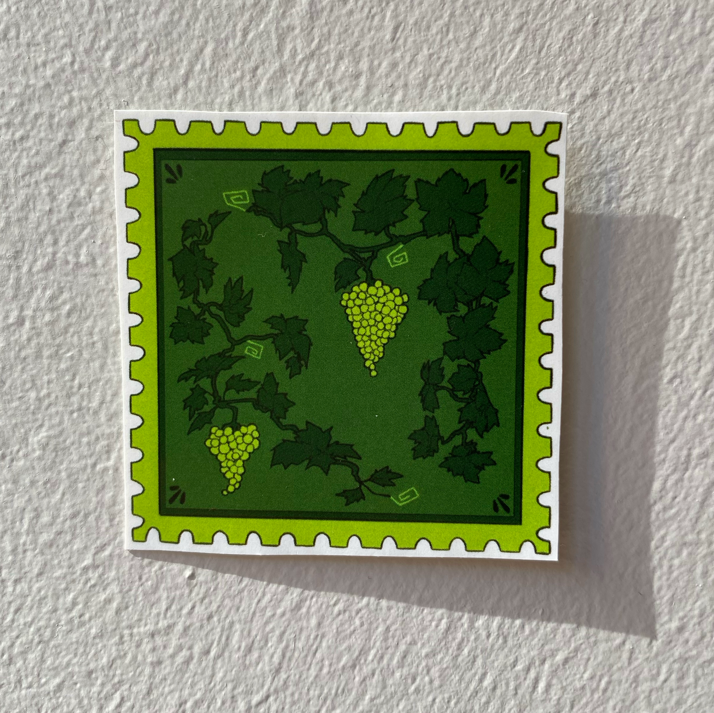 Green Stamp Sticker