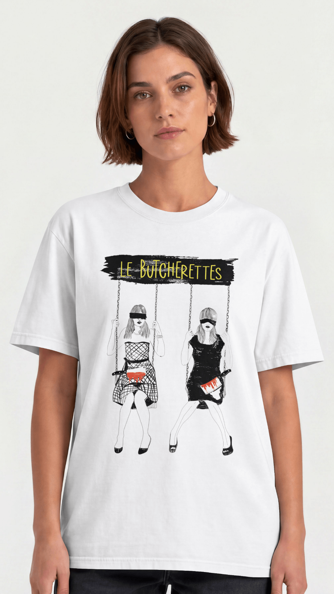 Le Butcherettes t-shirt I Blanco