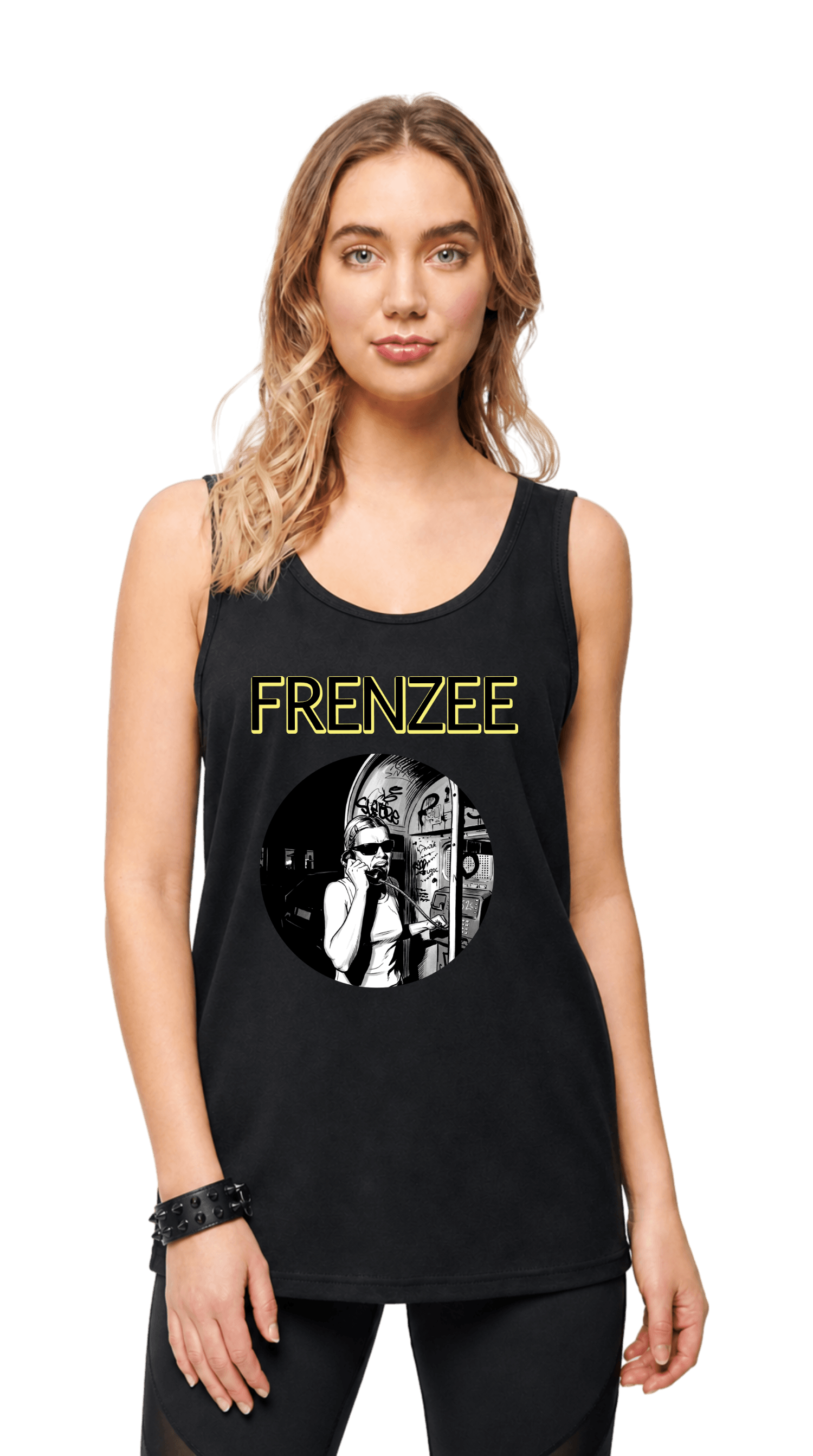 Frenzee tank top I Negro