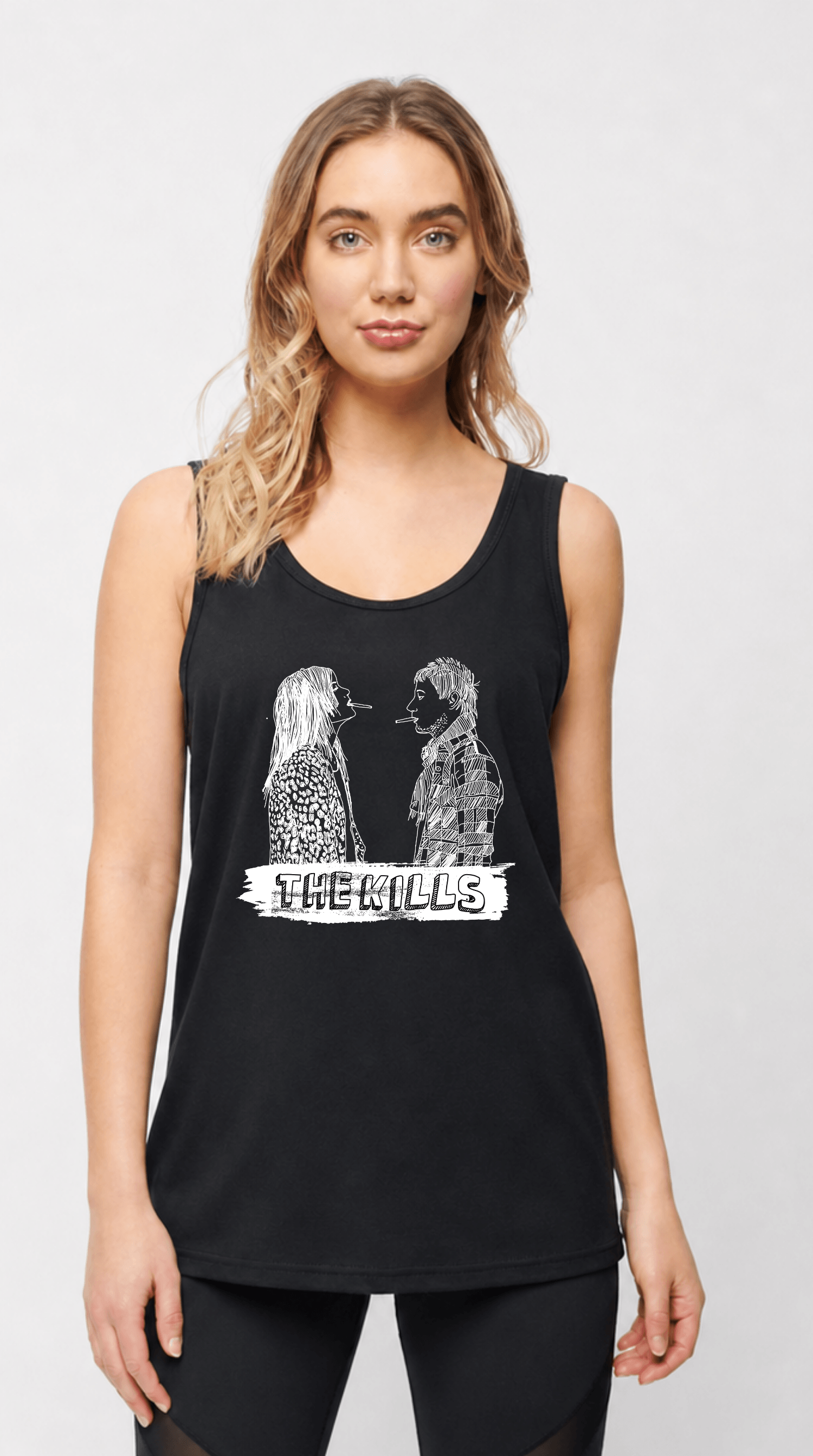 The Kills - Camiseta unisex 100% algodón - negro
