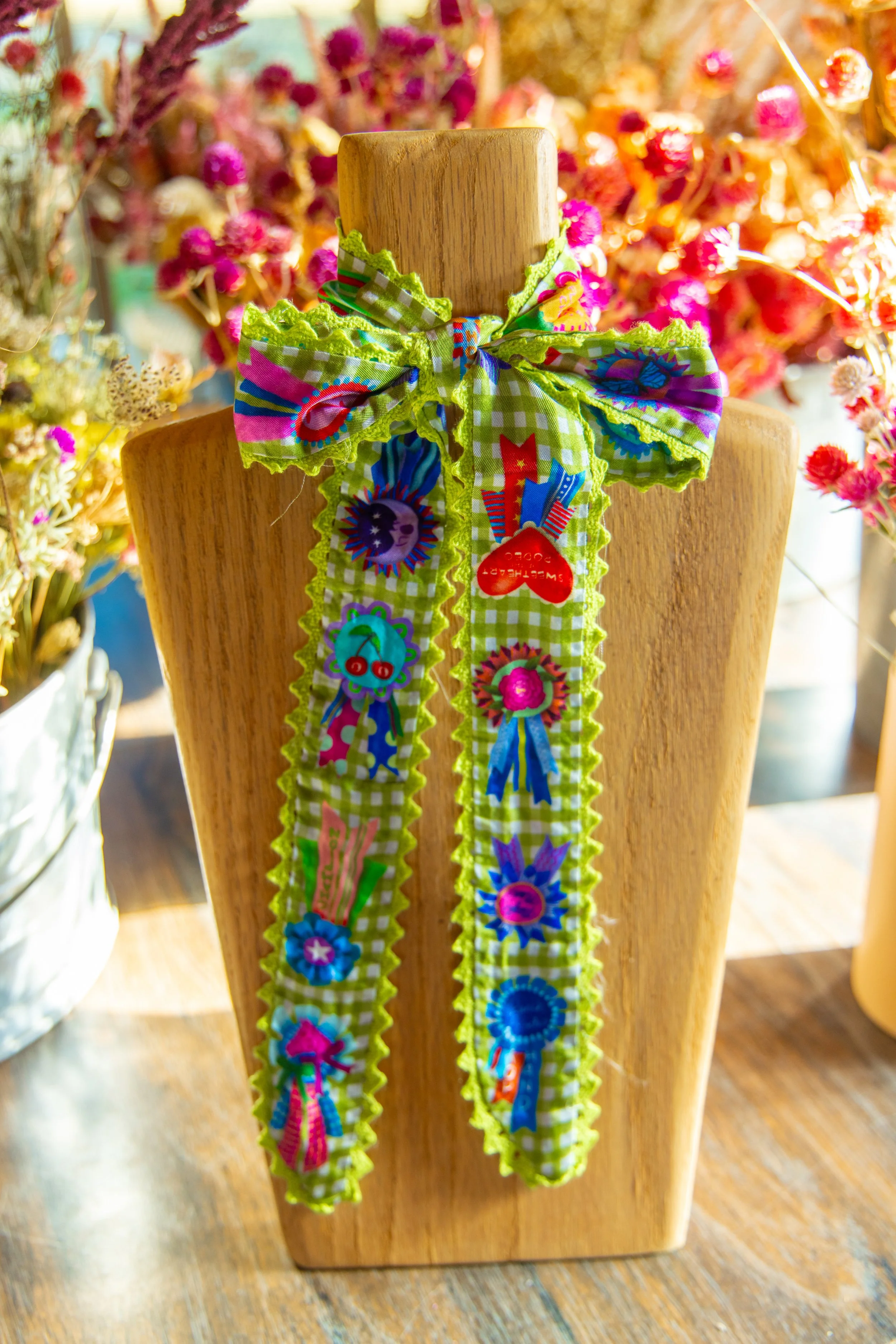 The Champion's Rosette Silk Twilly Scarf