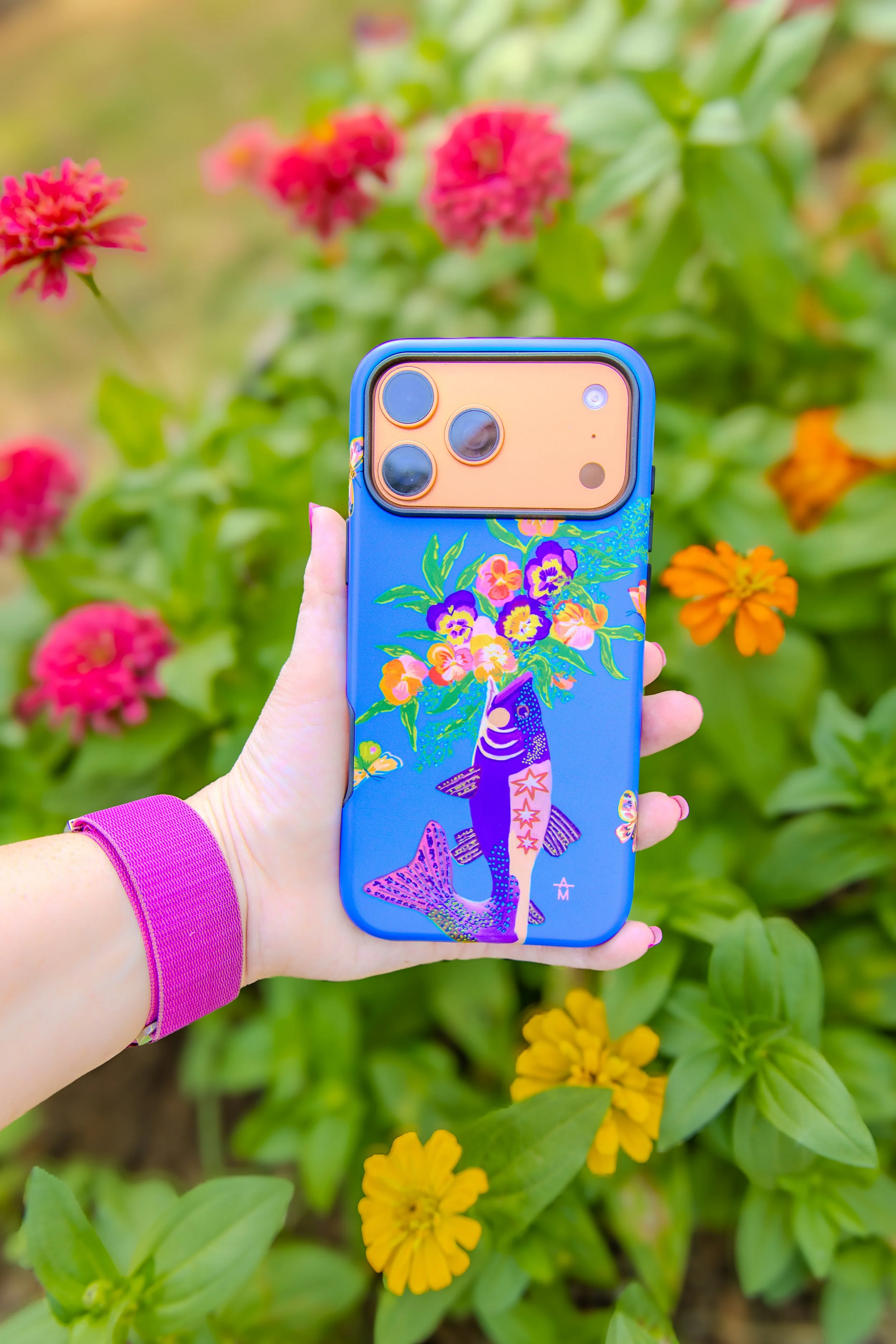 Fishy Flowers Phone Case
