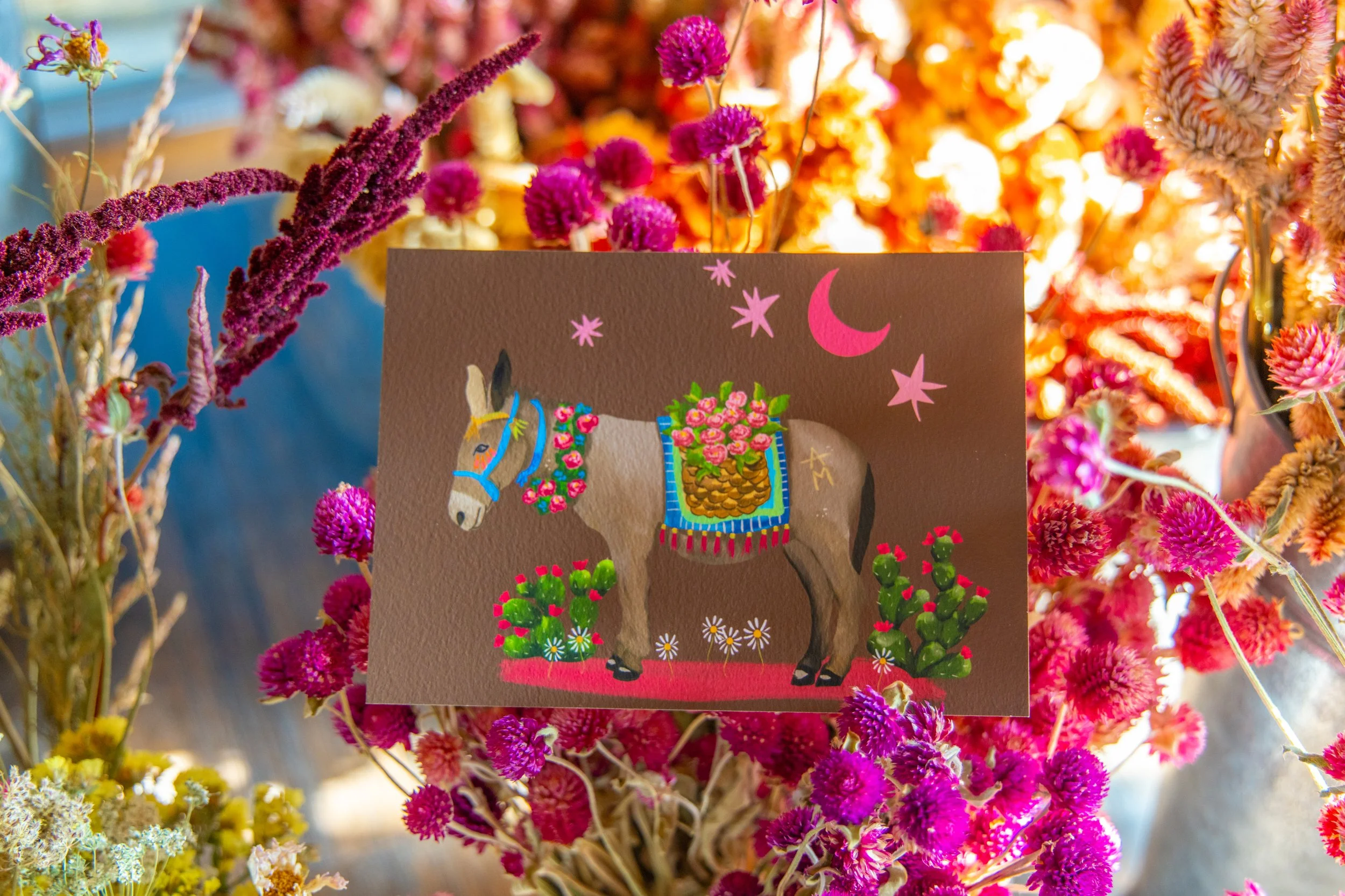 Mexican Donkey Art Print