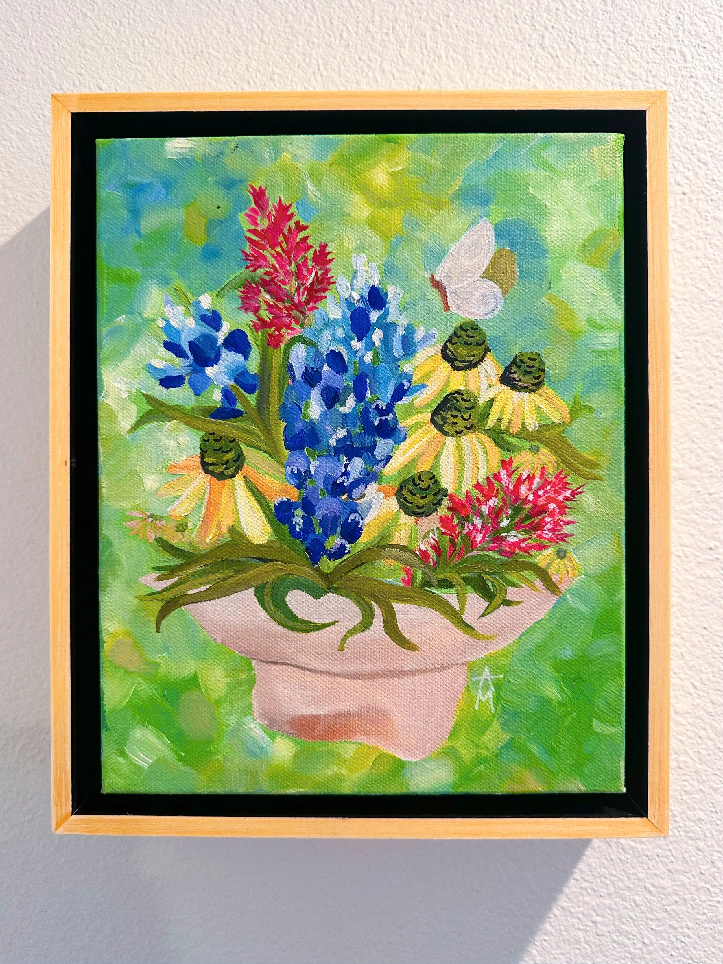 Texas Bloom & Brim Oil Painting