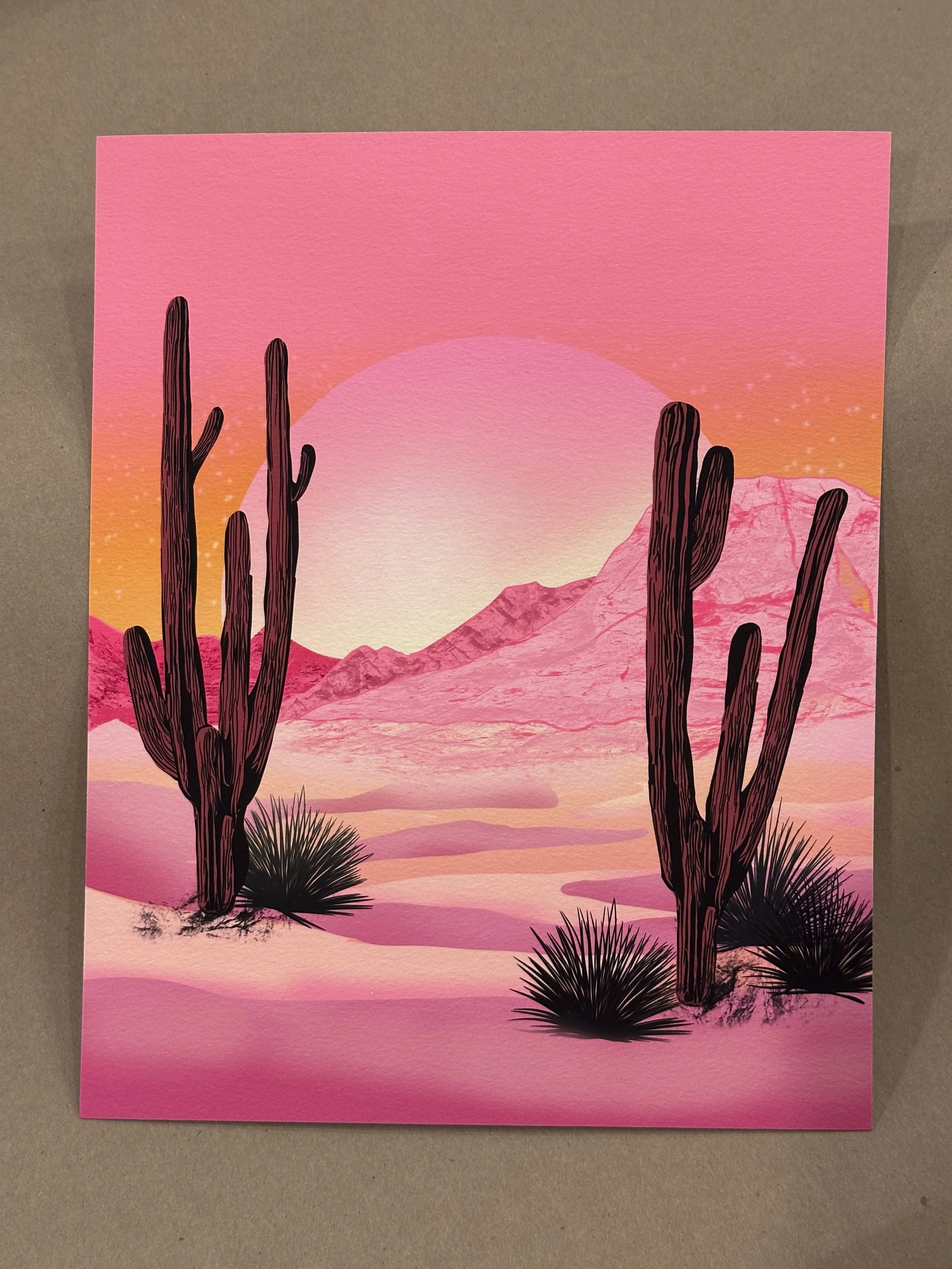 Pink Dessert Print