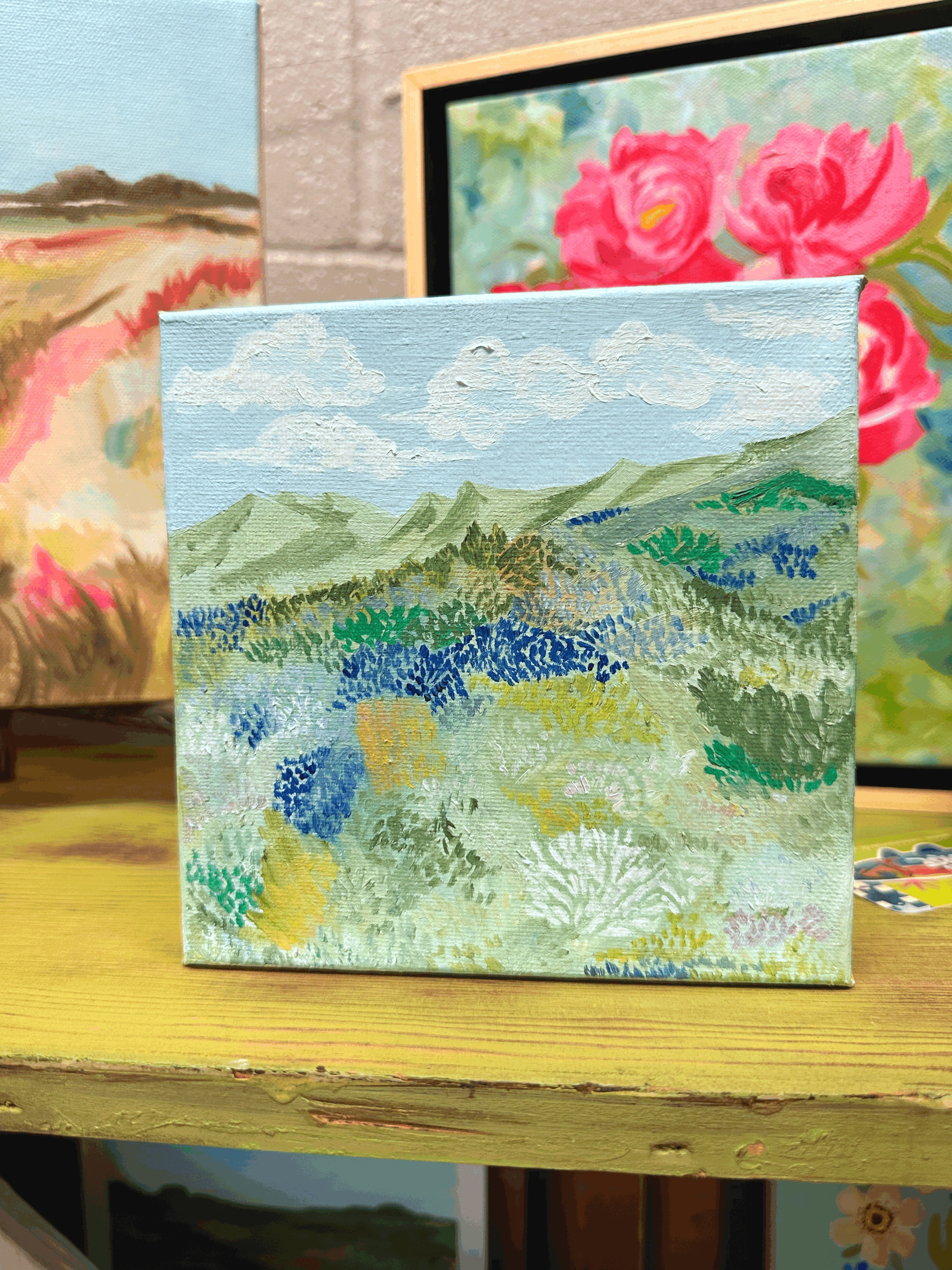 Serene Scenery Oil Painting