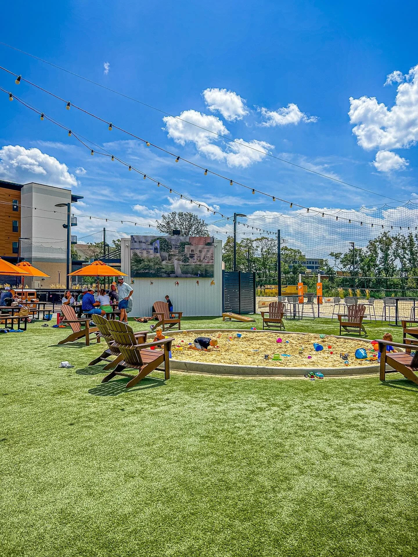 📍 @fiftywestbrew Fifty West was the perfect spot to celebrate Grandpa&rsquo;s 63rd! 🎉 Between Bengals on the big screen, a sandbox and water balloon fights for the kids, and some seriously delicious burgers &mdash; it was a win for the whole family