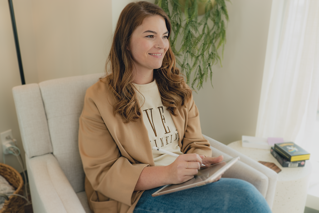 A therapist in Red Deer delivers an ADHD assessment