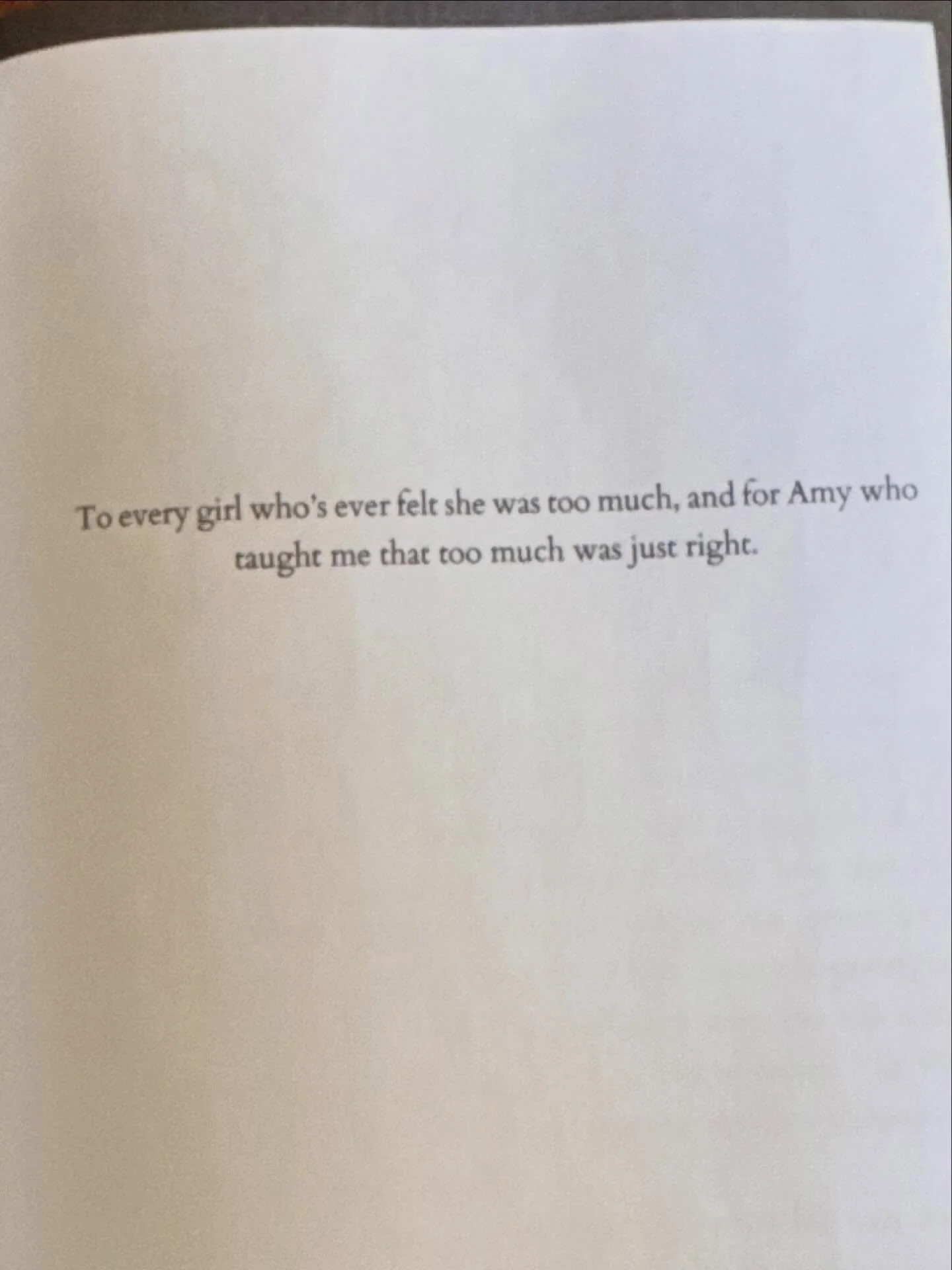 This dedication has been a long time in the making. 

I met Amy more than 25 years ago. She was one of the friendliest persons I&rsquo;ve ever met, and in about 5 seconds it felt like I&rsquo;d known her my whole life. I don&rsquo;t remember when she