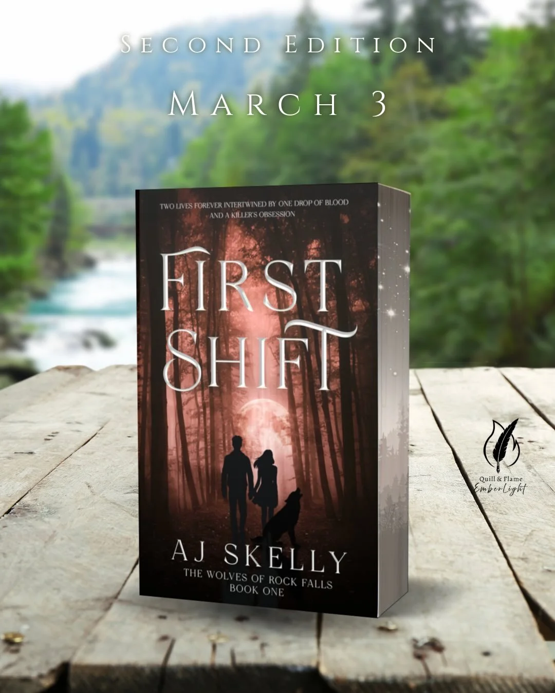 Caught a glimpse of this gorgeous new edition of First Shift by @a.j.skelly and had to share. 

This young adult werewolf series has that enchanting feel of escaping to another world. Think the immersion of Twilight and Maggie Stiefvator&rsquo;s were