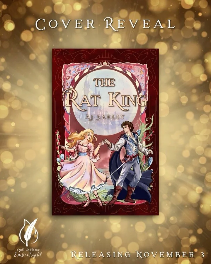 Happy cover reveal to @a.j.skelly for this gorgeous portal fantasy retelling of The Nutcracker, The Rat King. Consider me intrigued!!!

Save the Kingdom. Break the Curse. Don&rsquo;t fall in love.⁣
⁣
Can&rsquo;t wait for all the swoon (but none of th