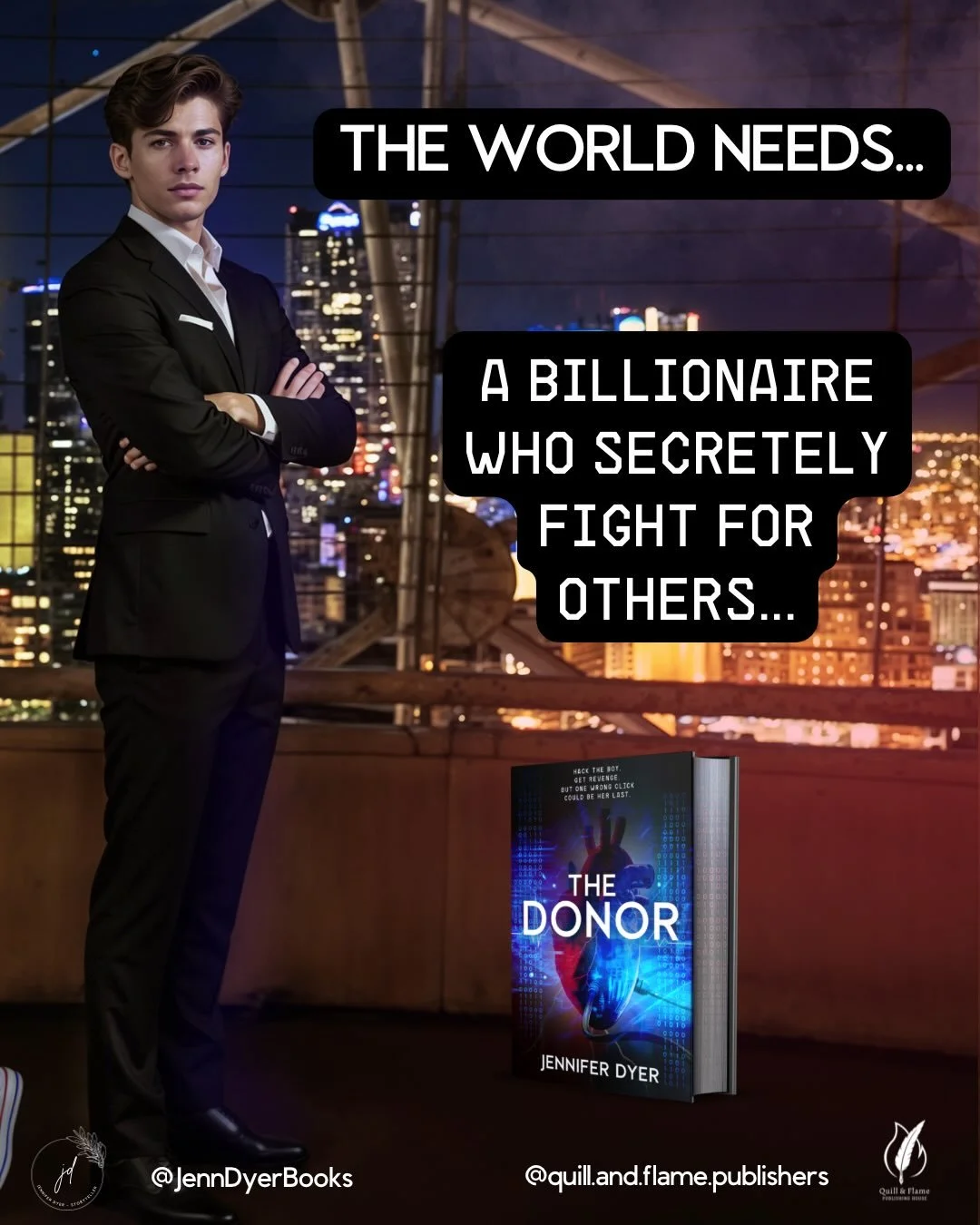 What do you love in your heroes? What DON&rsquo;T you love?

Cameron is going to need more than luck taking on a vicious organ smuggling ring even if he manages to keep super-genius, but possible enemy Tasha by his side.

💔Teen hackers
👾organ smugg