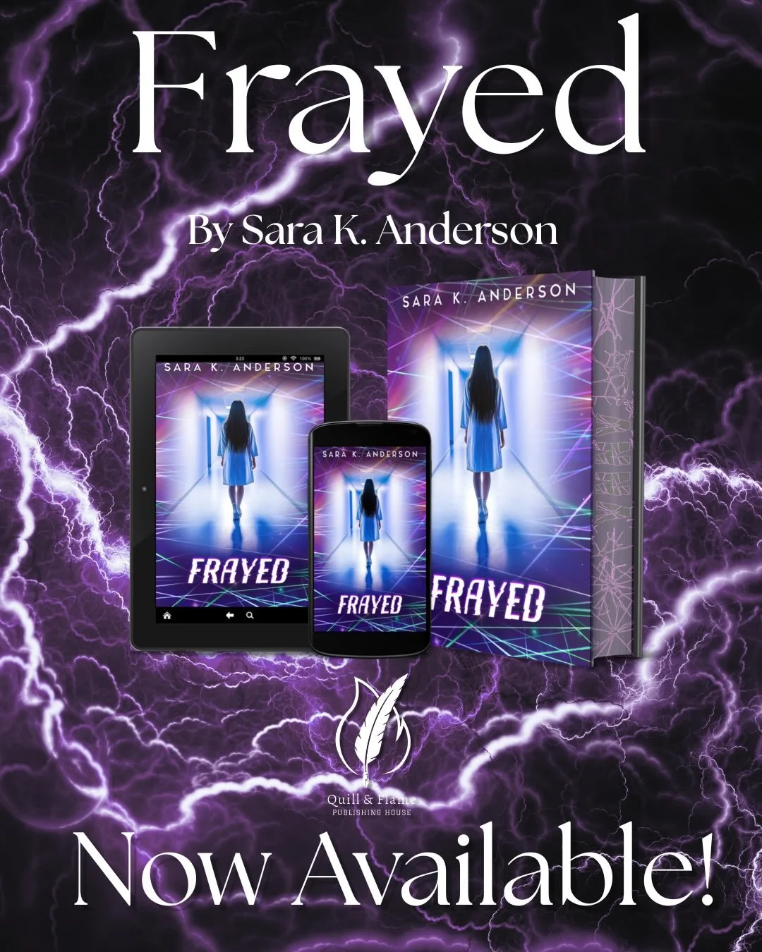 Happy release day to Frayed by the amazing @authorsara_anderson ✨

If The Donor&rsquo;s characters could have book besties, Ryan and Cameron would definitely be teaming up. 

His mind is a prison.
Her world is an illusion.&nbsp;
The mind can only tak