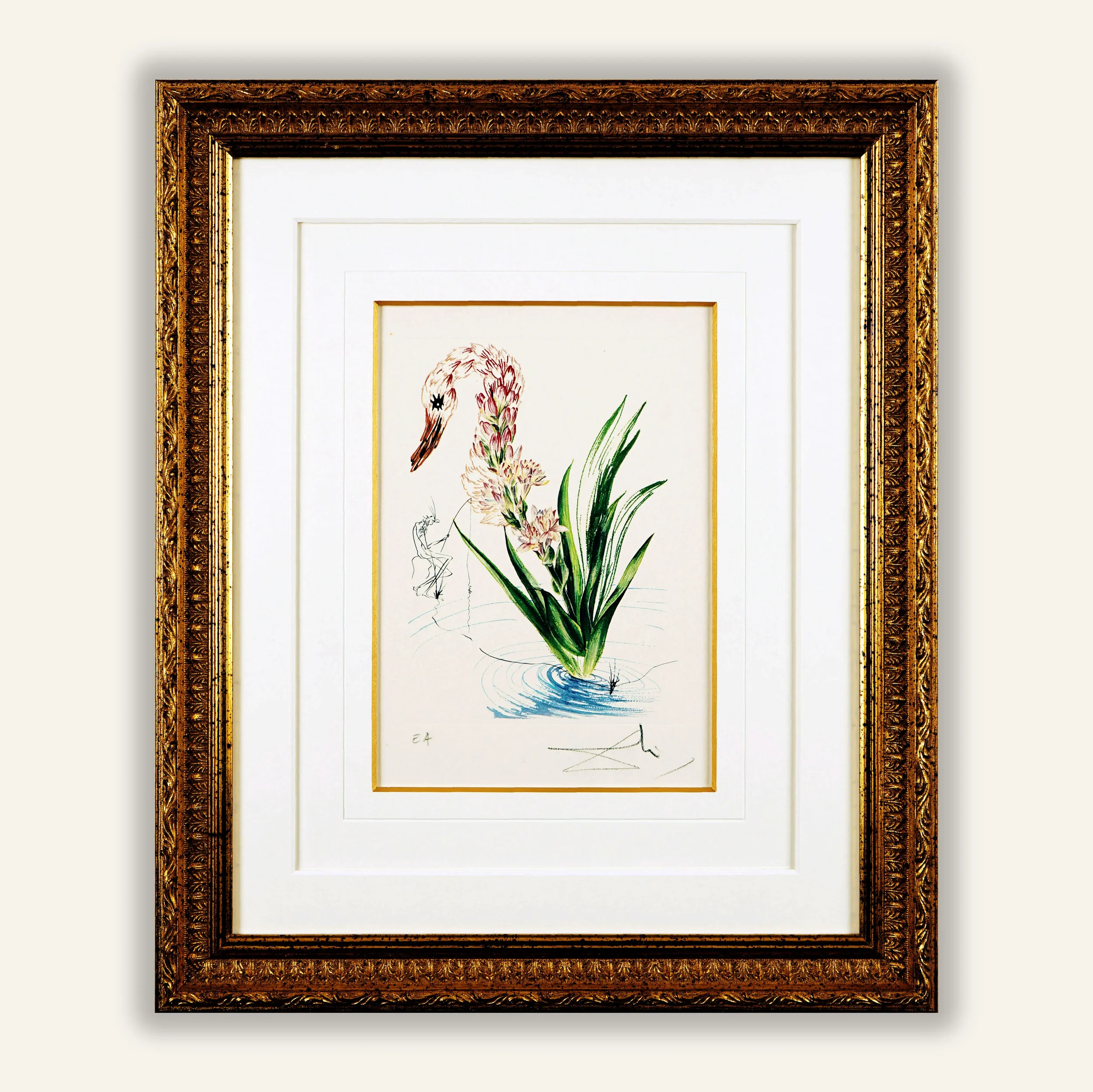 Polianthes Tuberosa and the Botanical Swan