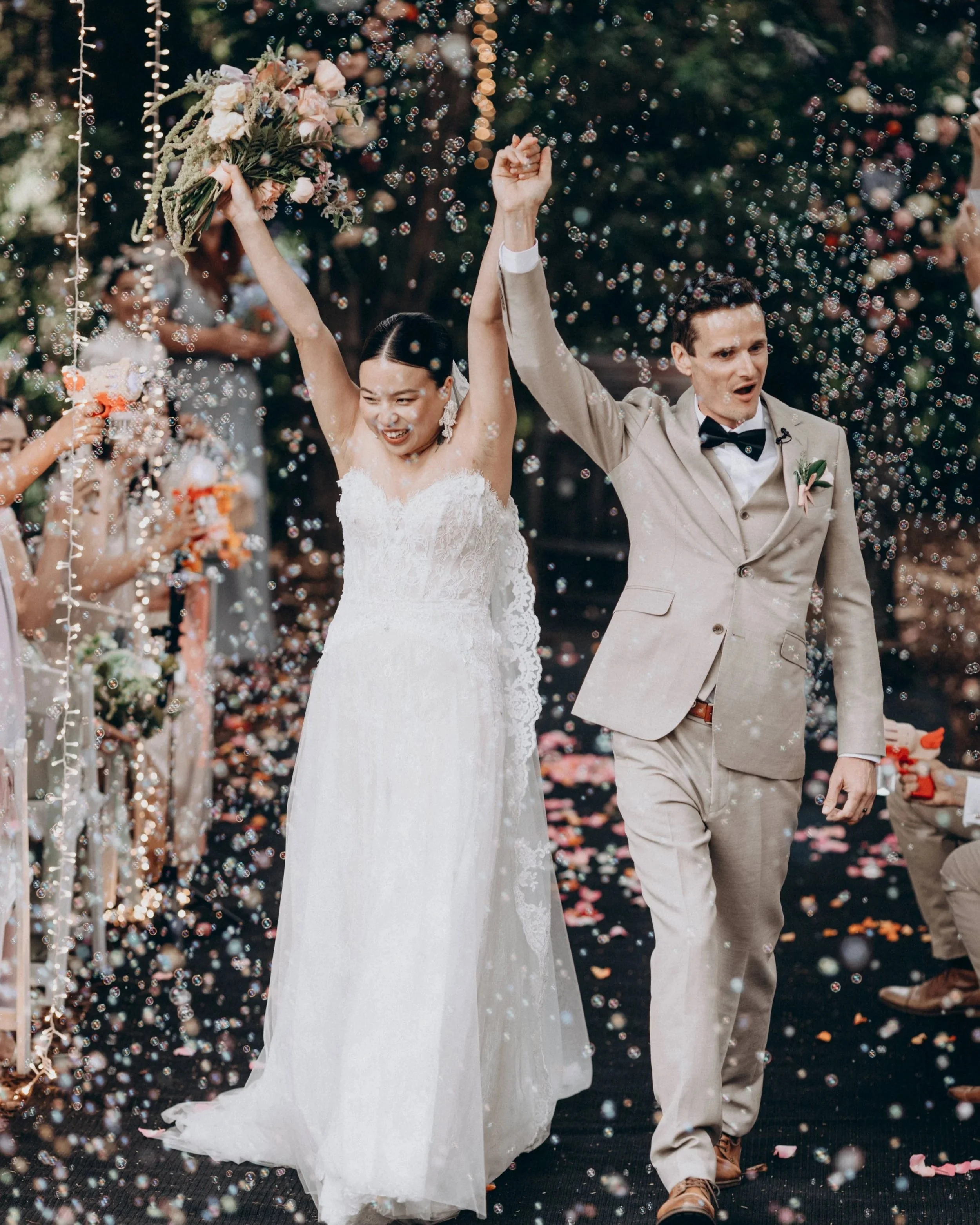 Kumeu valley estate wedding ceremony.