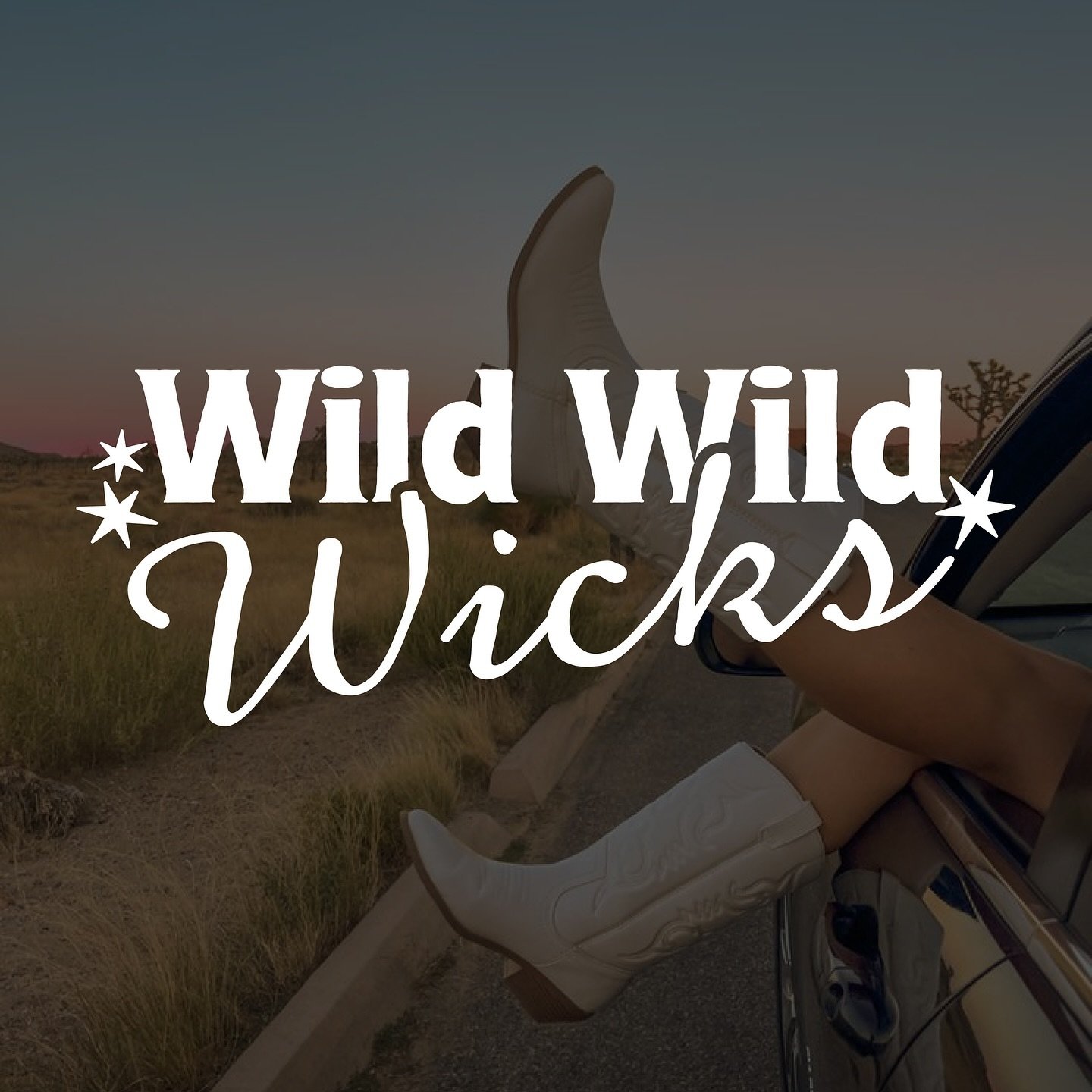 Starting the new year off with a bang! 🎆

Meet, Wild Wild Wicks!
This shop is every cowgirl-loving, candle obsessed girl&rsquo;s dream! I love this aesthetic so much, I couldn&rsquo;t resist!

I designed this brand as a nod to traditional western ae