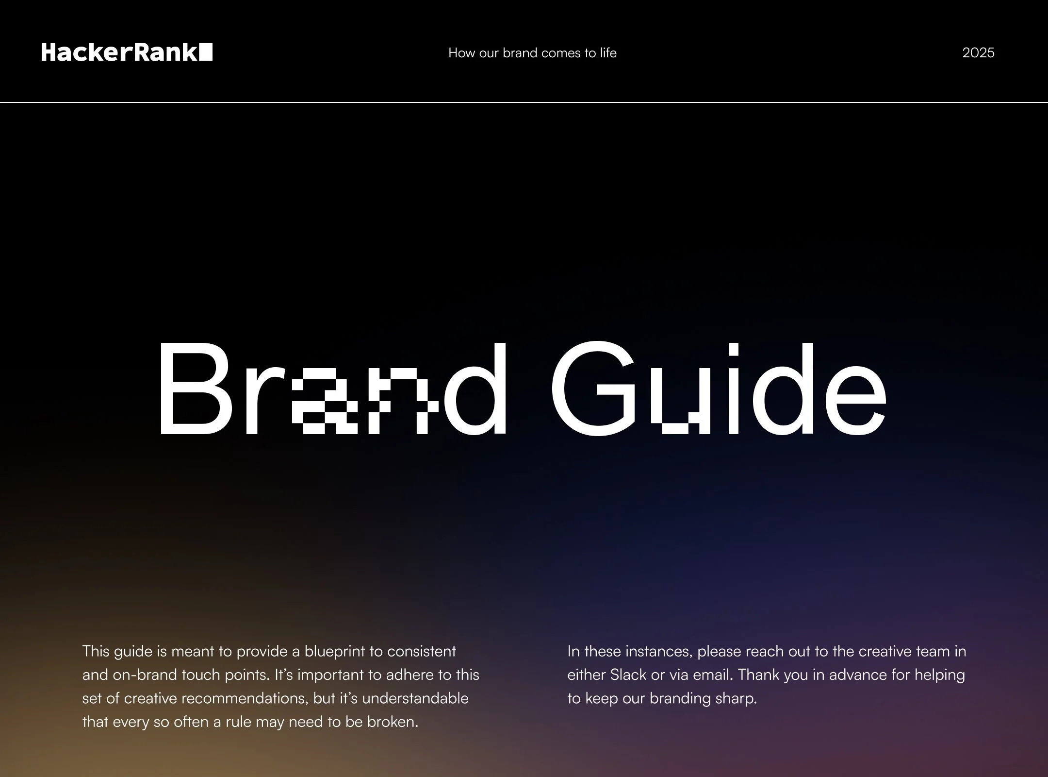 HackerRank Branding
