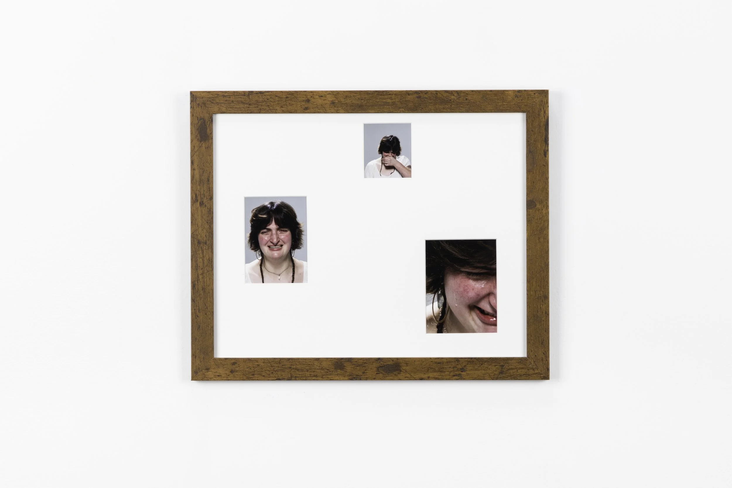 crying in the studio, digital triptych