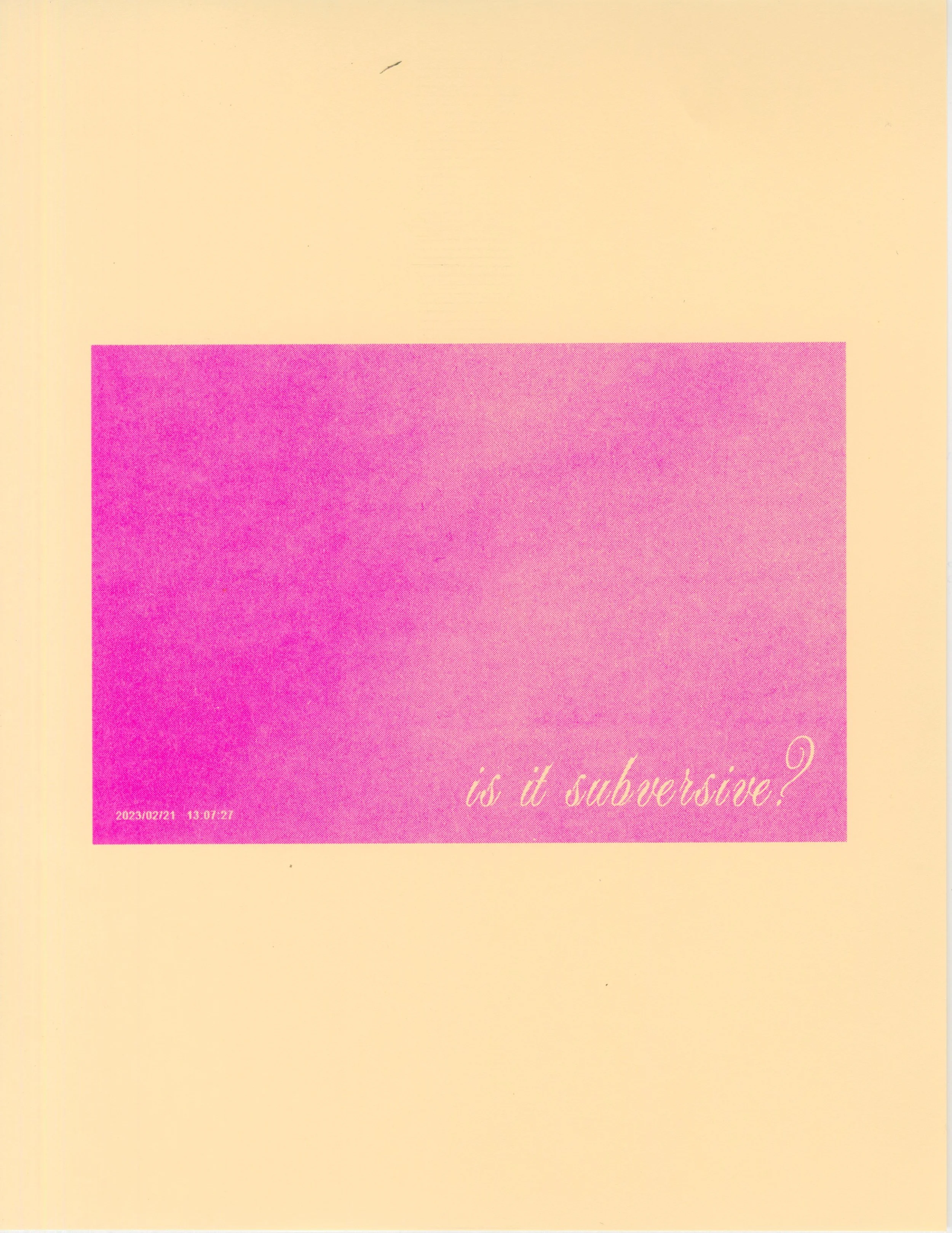 Is It Subversive?