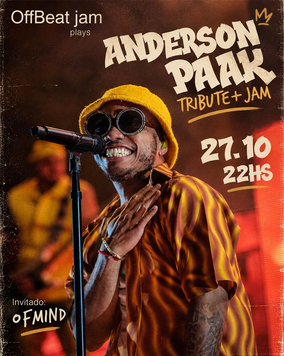 27.10 OffBeat Jam plays  ANDERSON PAKK - Tribute + Jam