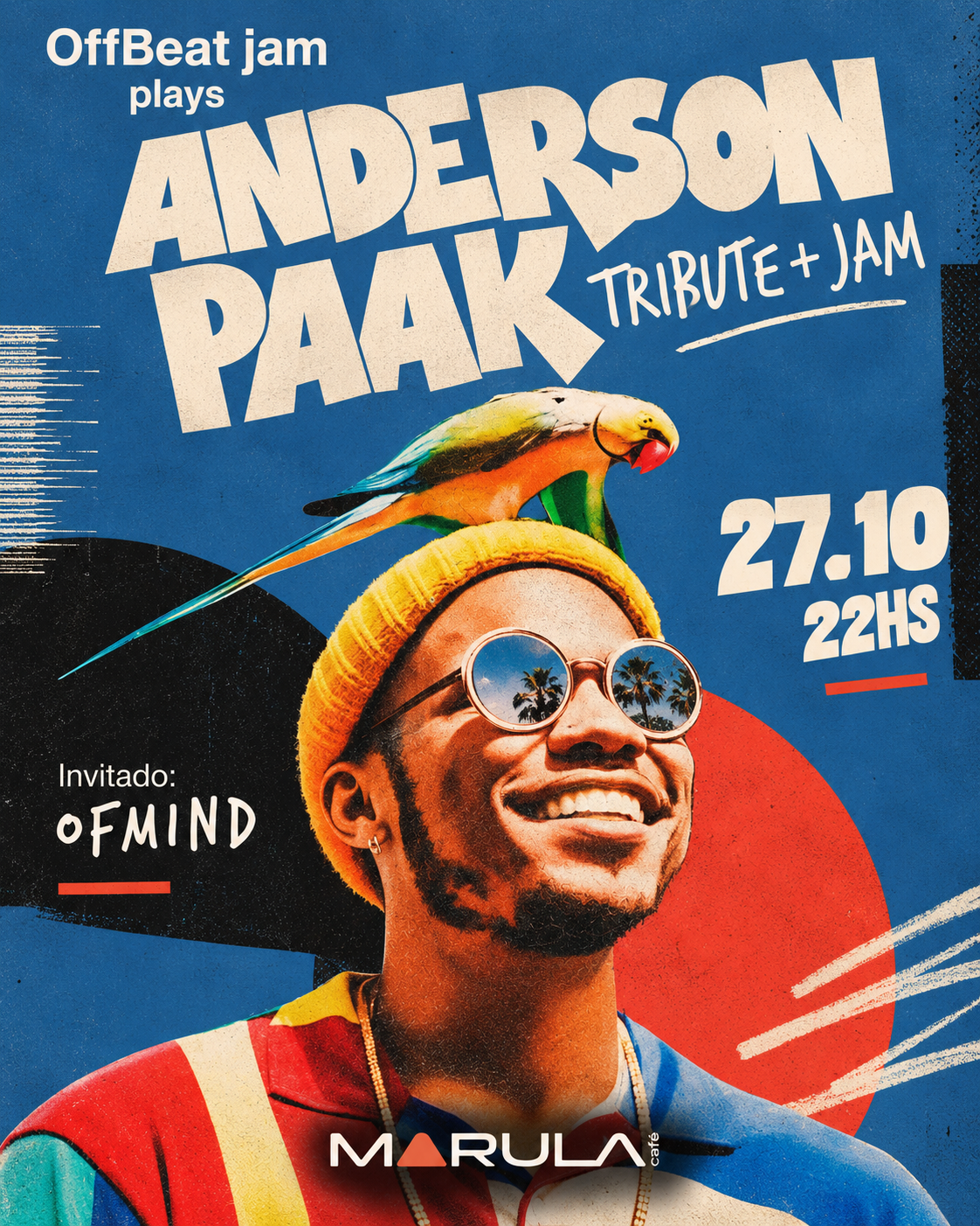 27.10 OffBeat Jam plays  ANDERSON PAKK - Tribute + Jam