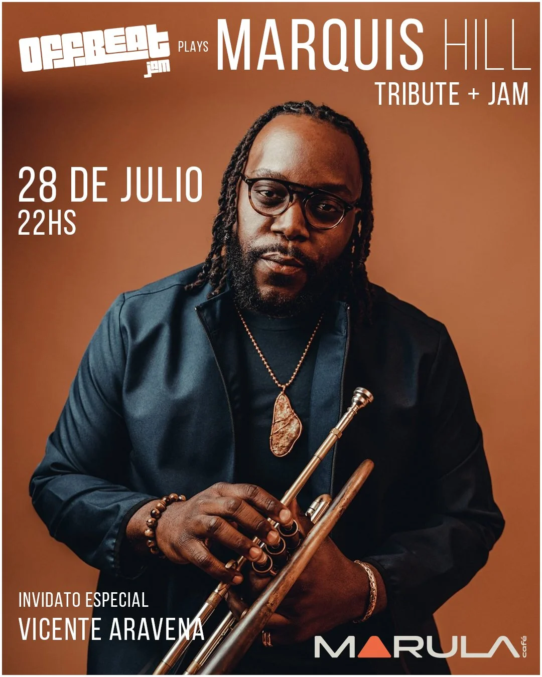 28.07 OffBeat Jam -  MARQUIS HILL - Tribute + Jam