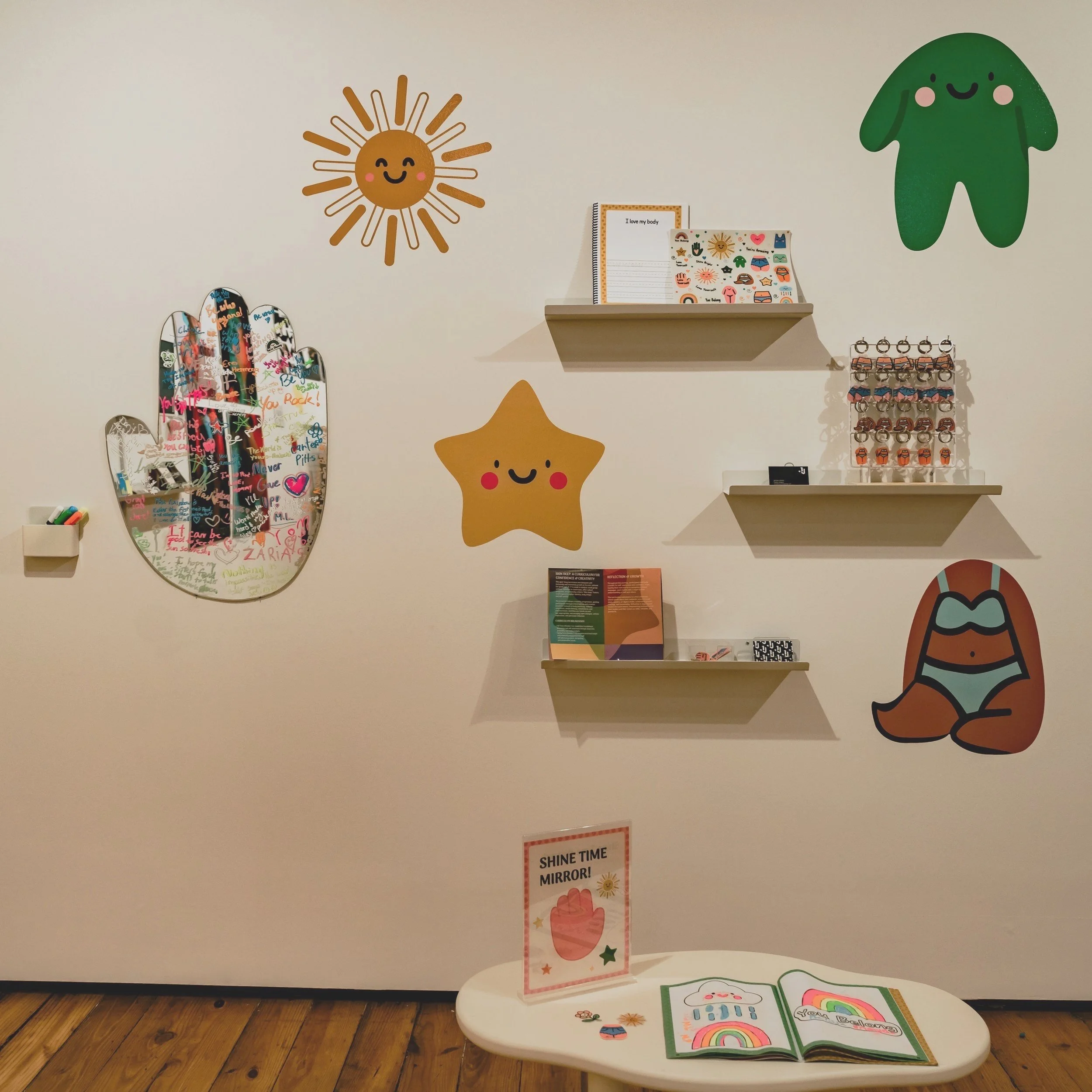 Skin Deep exhibition installation