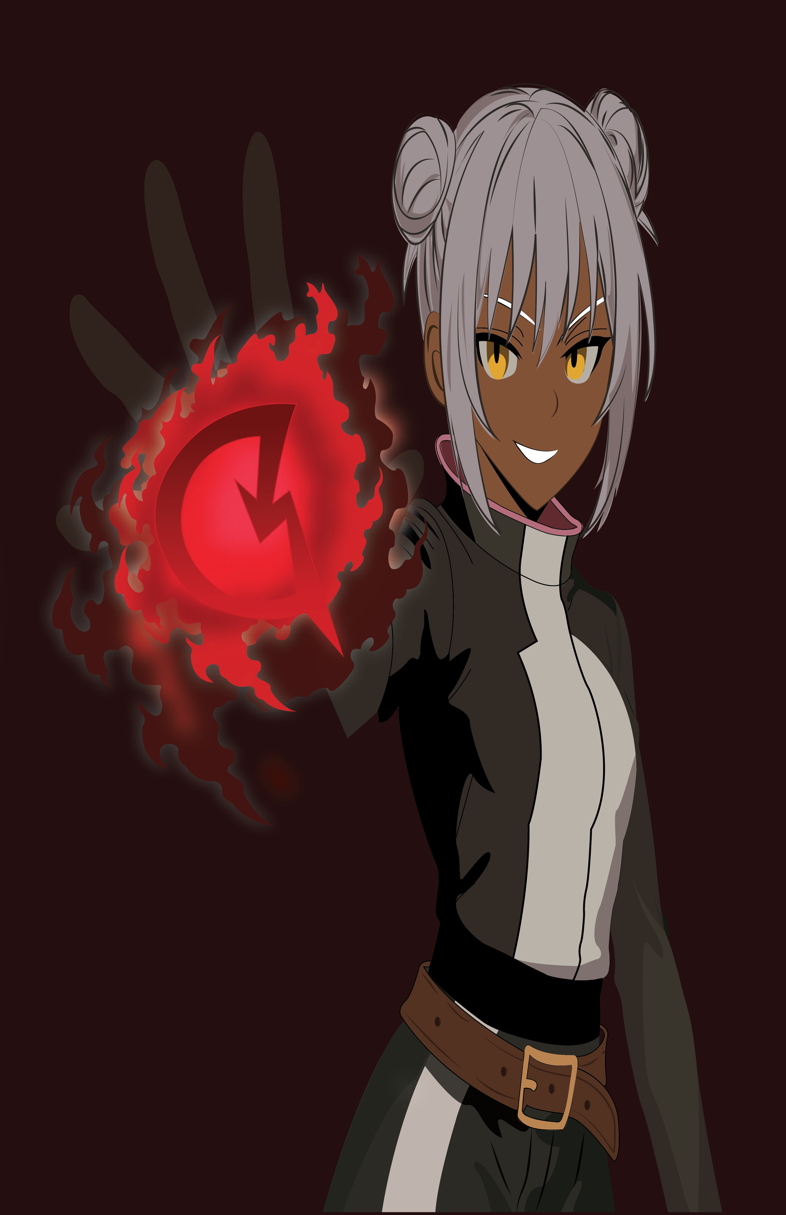 Zara, the dark energy character from Aza