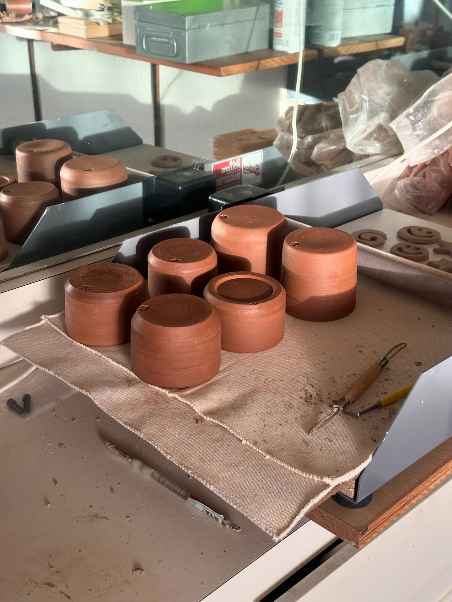 After months of getting inspired I&rsquo;ve come back and made cylinders lol (but they look great in the morning sun)