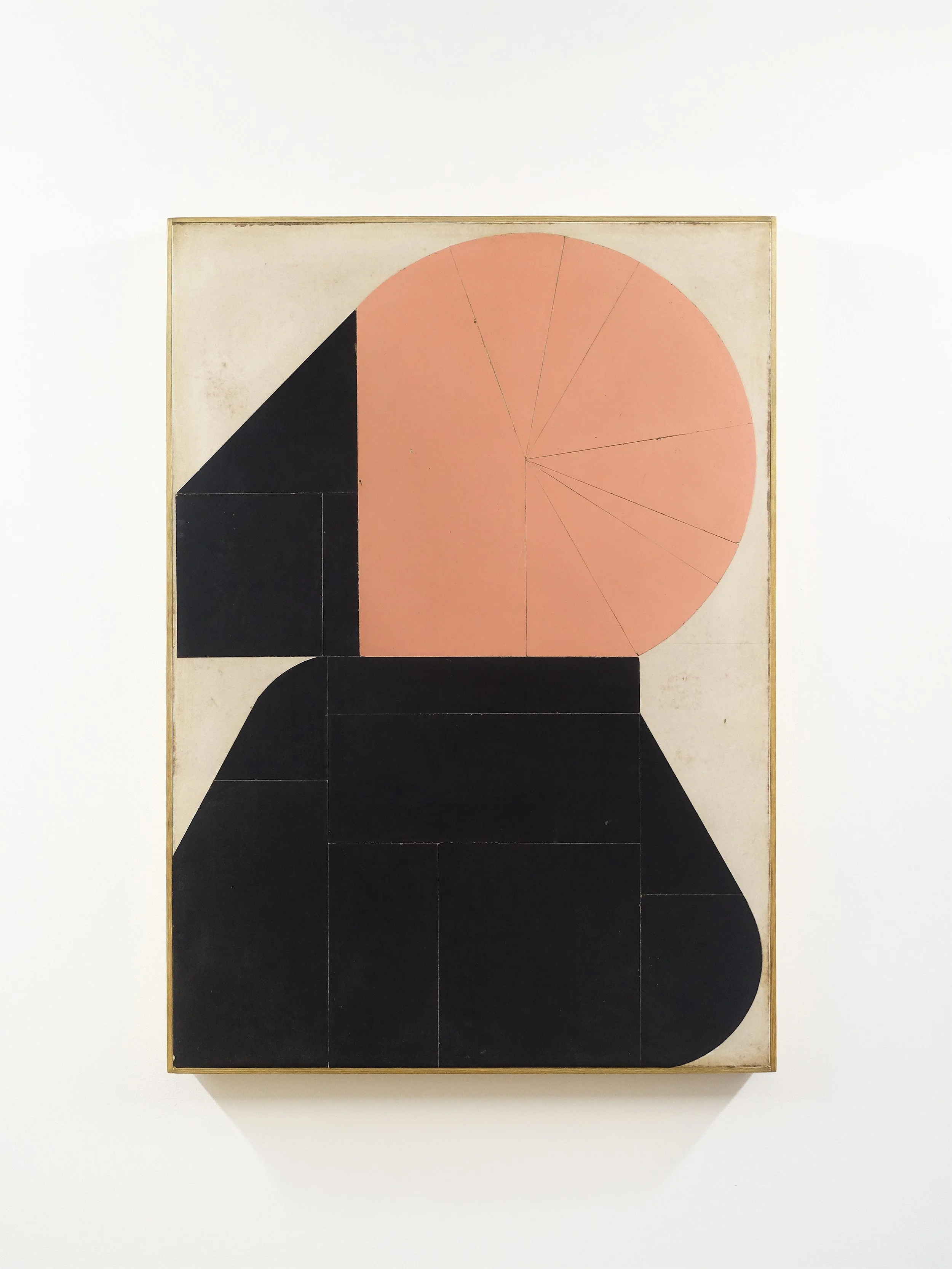 Atom V4.13, Collage on wood panel, 61x85cm, 2026