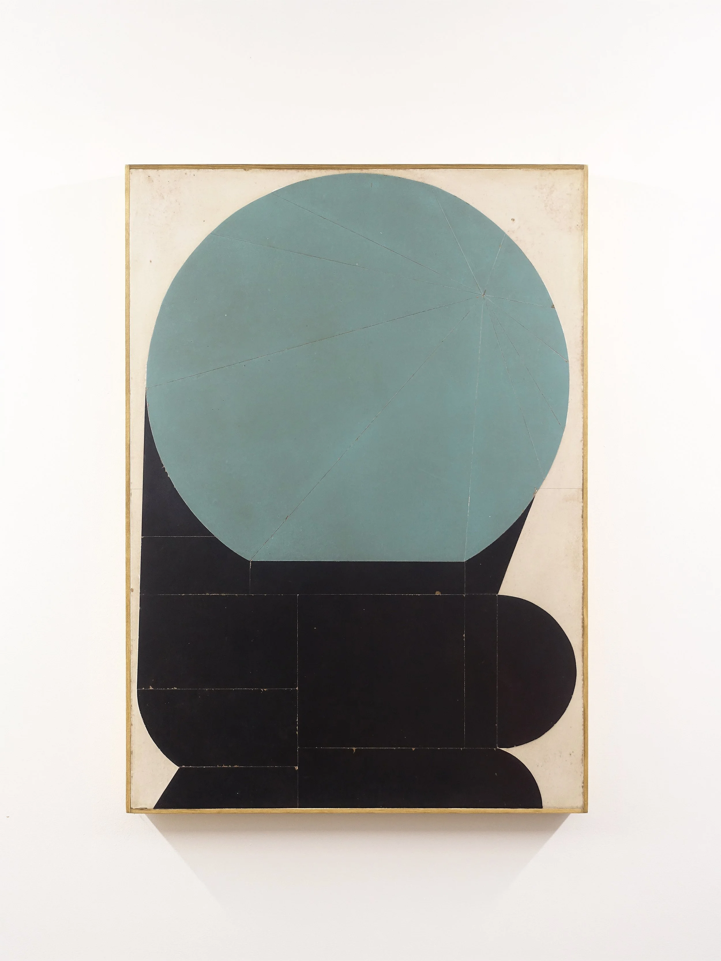 Atom V4.15, Collage on wood panel, 61x85cm, 2026