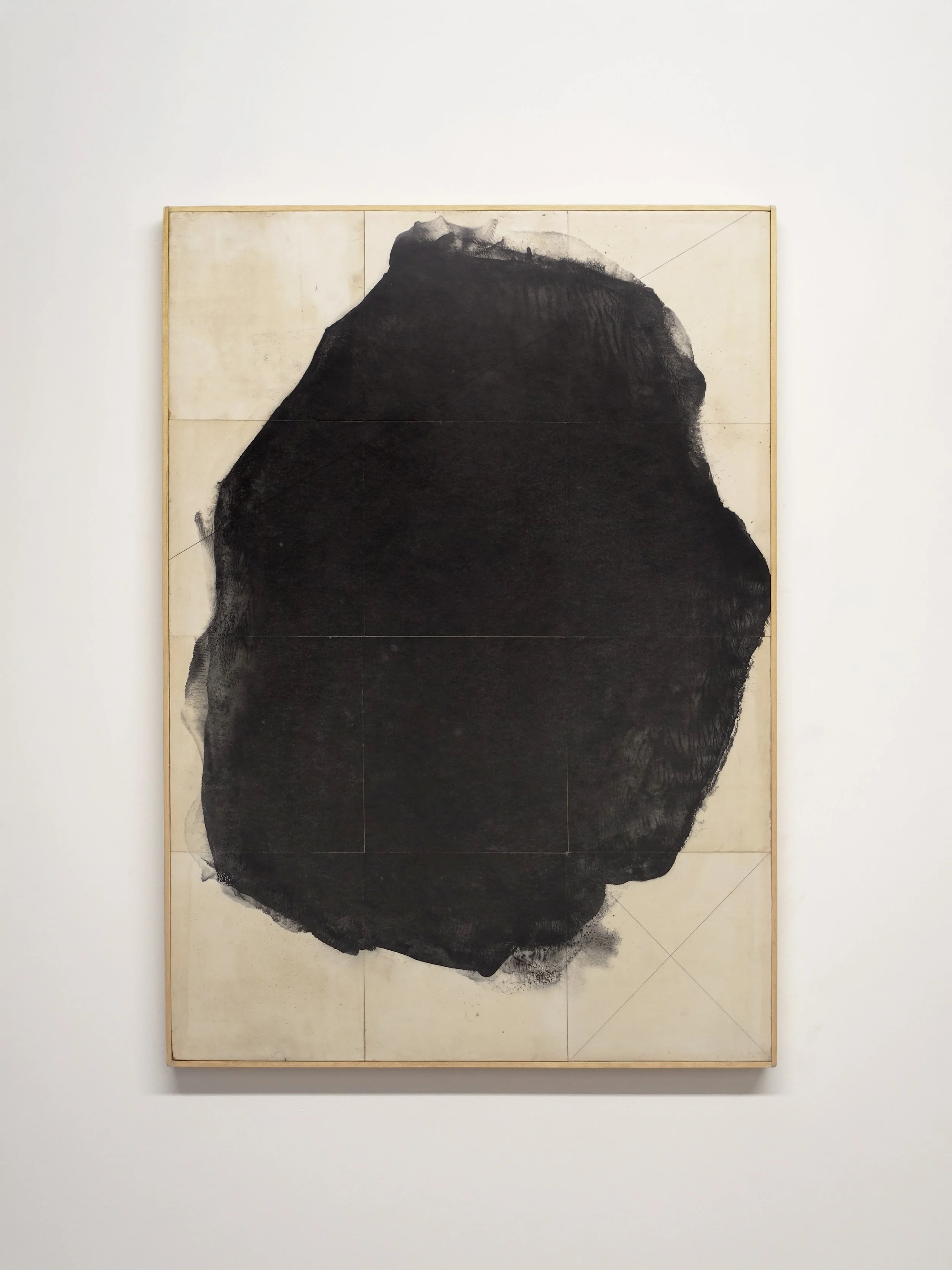 System Trace 4,

84.5x60cm,

Mixed media collage
on wood panel
(oil paint, paper, 
charcoal, glue, cold
wax, varnish)

£1950