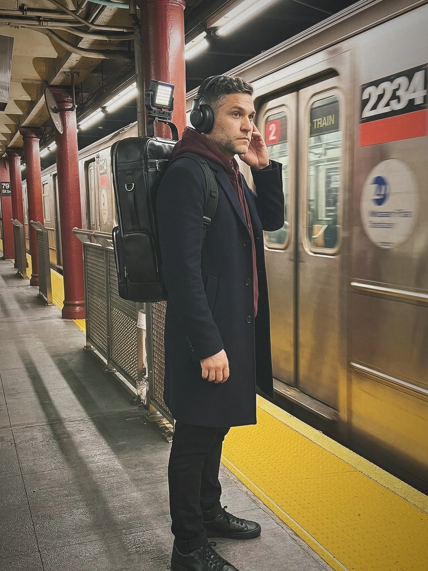 I love NYC train rides. The people, the awkward eye contact, your own personal soundtrack in your headphones. For years I thought Ubers were some kind of stepping stone &mdash; you know&hellip; having a driver, a little privilege, feeling like you we