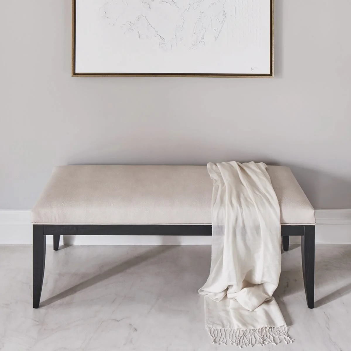 A simple entrance at our Radlett project, we kept the flow and design simple yet elegant. The colours are muted and complement the vast hallway it&rsquo;s timeless, classic and a design that will have a great longevity. 

As we prepare to take a shor