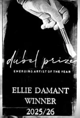 The Dubel Art Prize Emerging Artist Of The Year 2025/26 Award Winner Ellie Damant.